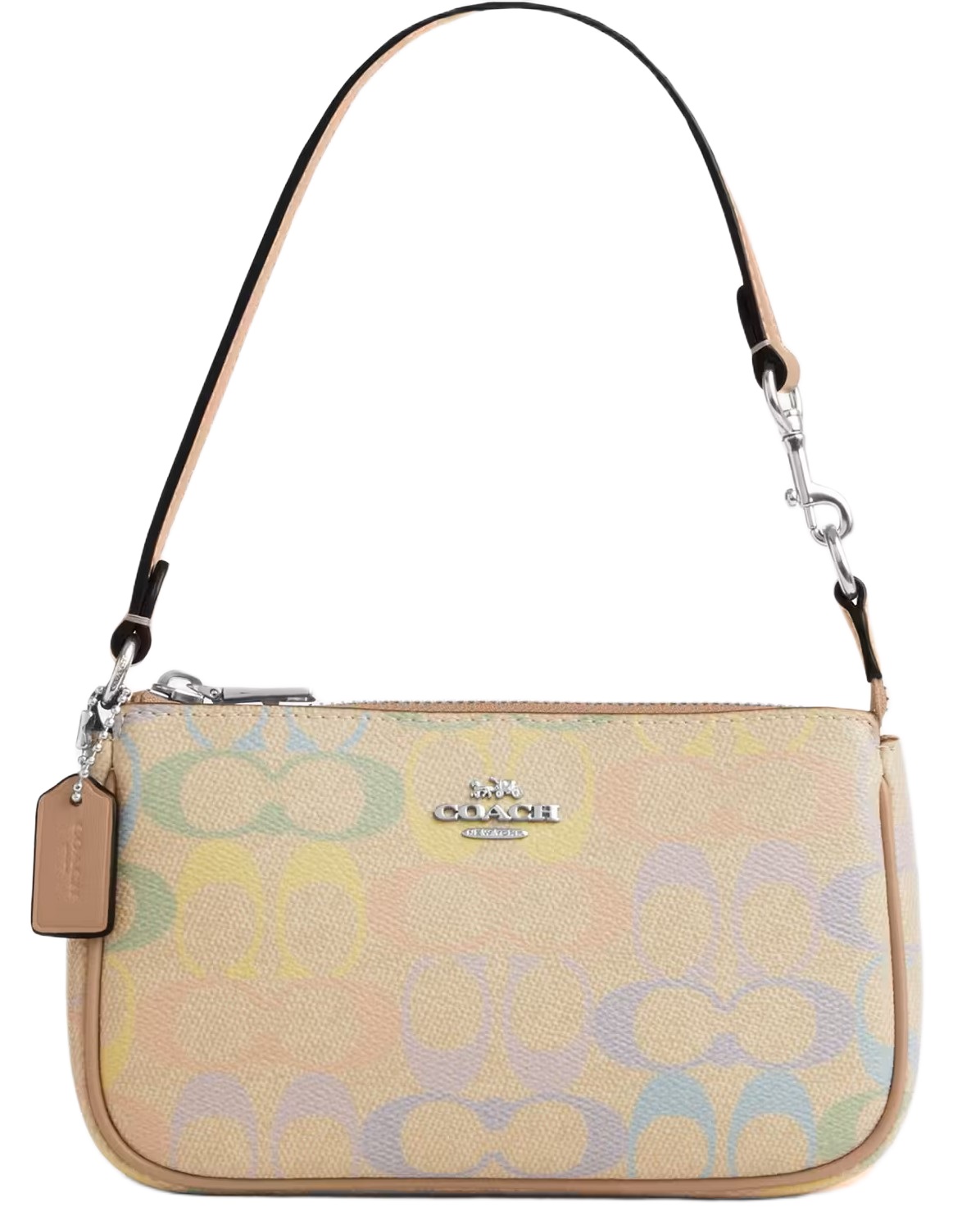 Túi xách Coach Nolita 19 In Rainbow Signature Canvas Sand Multi CDC38 4