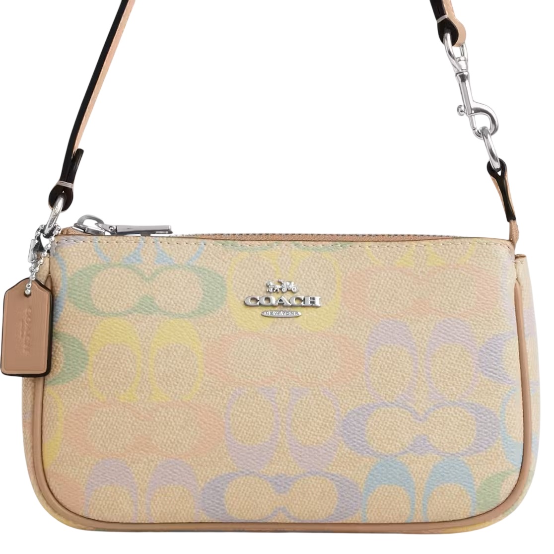 Túi xách Coach Nolita 19 In Rainbow Signature Canvas Sand Multi CDC38 7