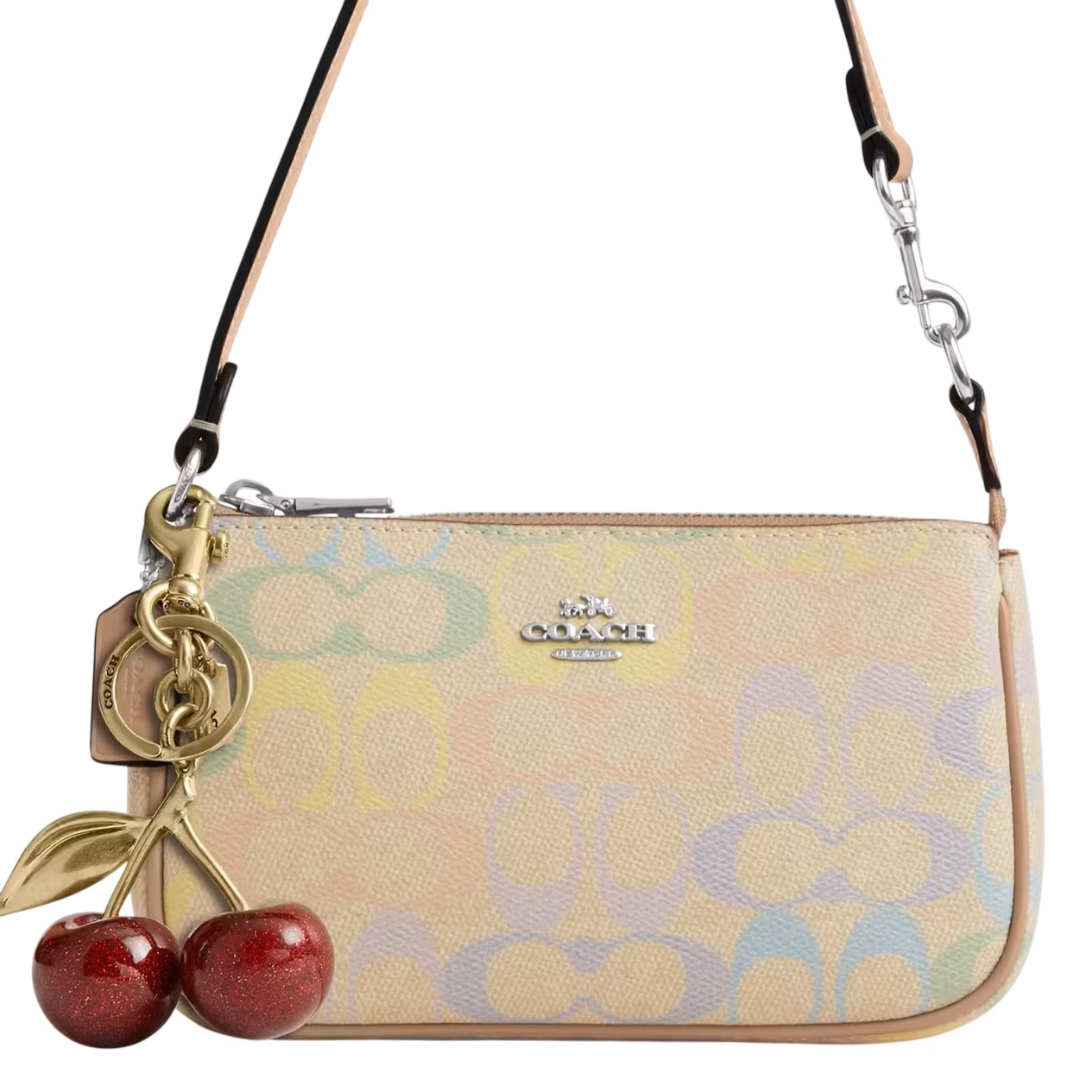 Túi xách Coach Nolita 19 In Rainbow Signature Canvas Sand Multi CDC38 8