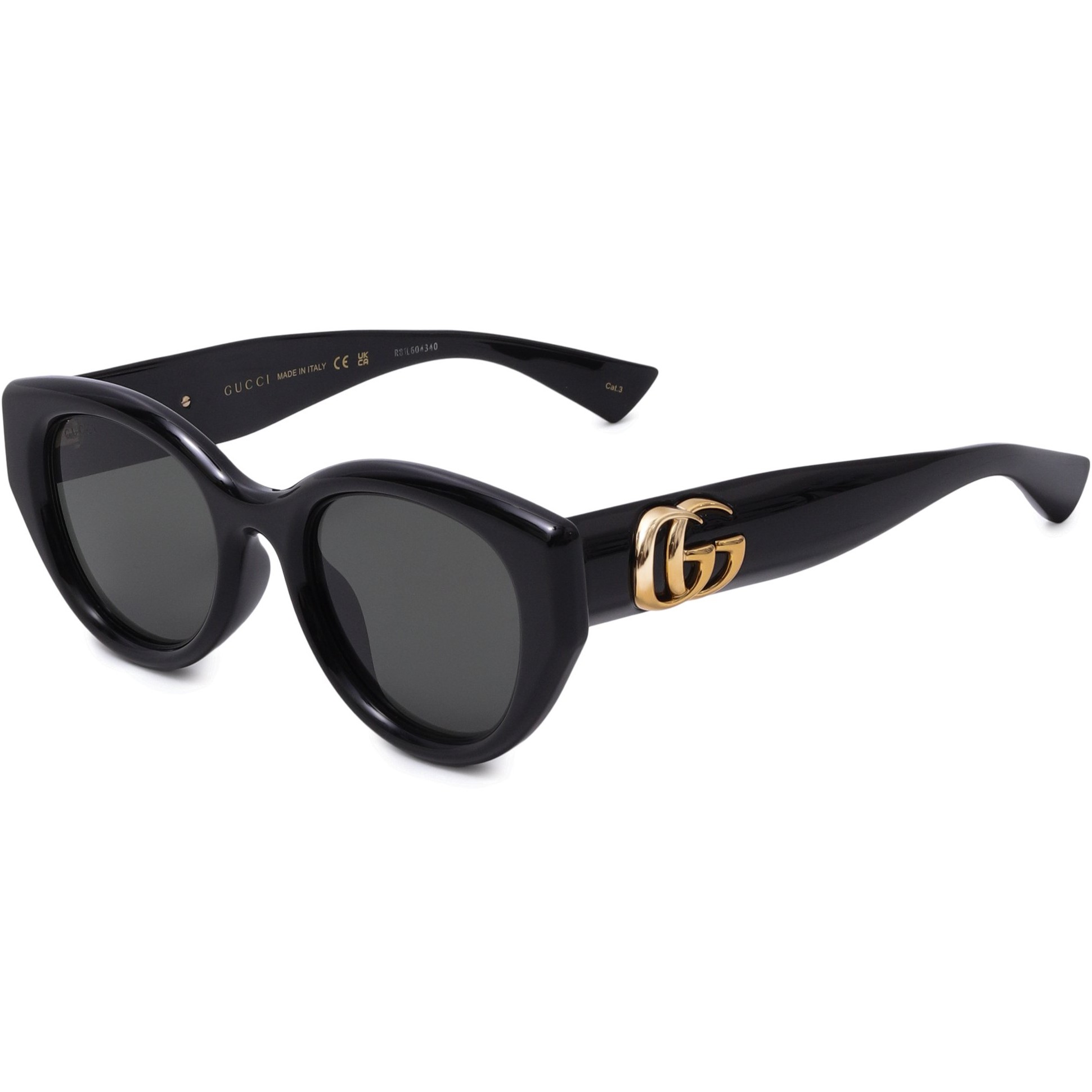 Mắt kính Gucci Low Nose Bridge Fit Sunglasses Black GG1976SK 2