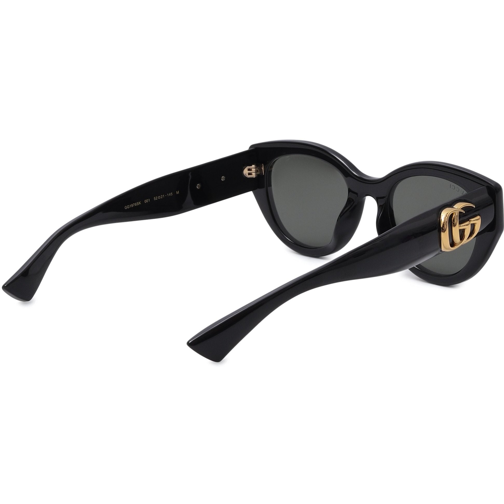 Mắt kính Gucci Low Nose Bridge Fit Sunglasses Black GG1976SK 6