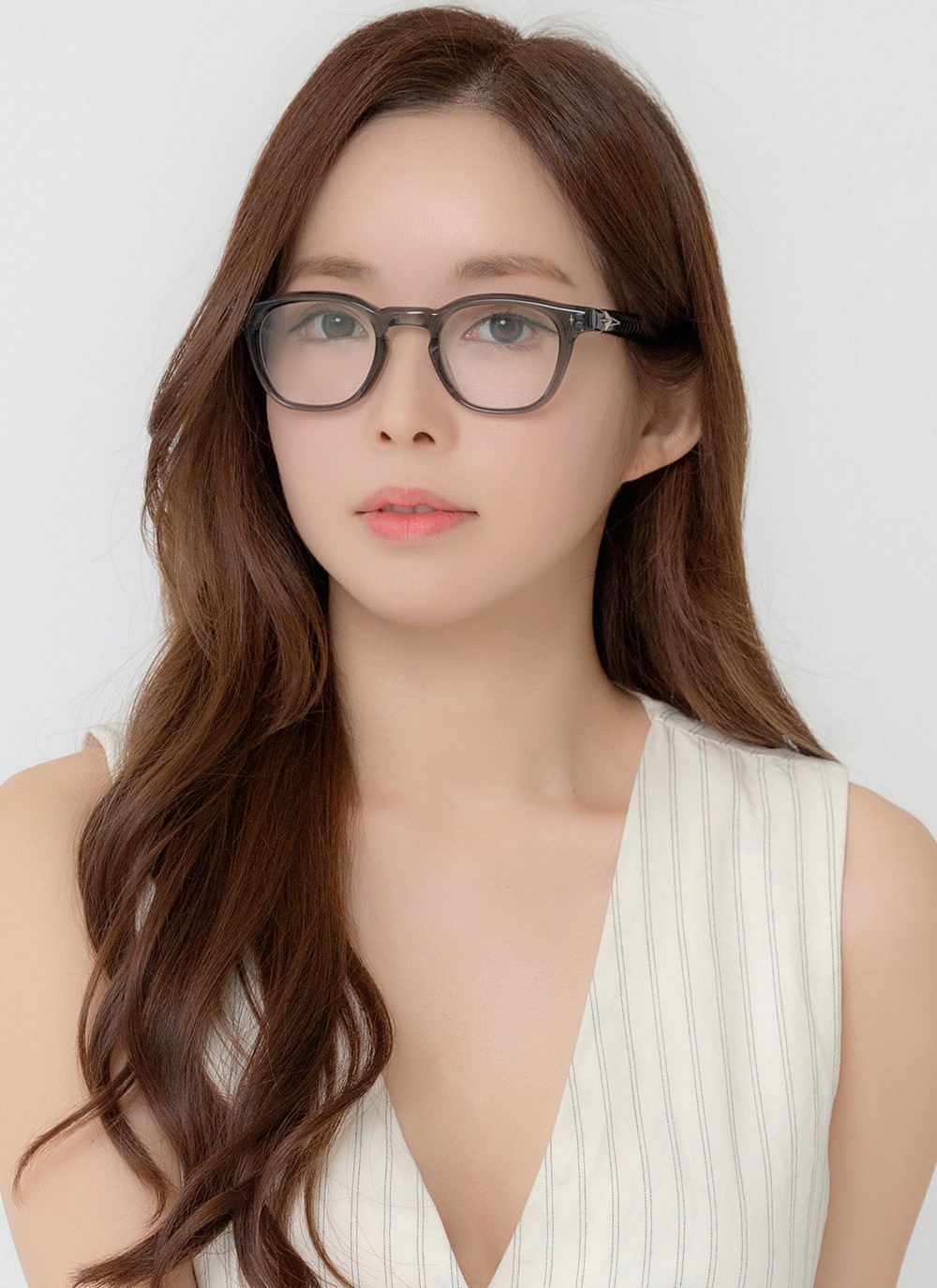 Mắt kính Gentle Monster Gọng Cận Vonzo GC9 Clear Lenses Gray Acetate Frame 8