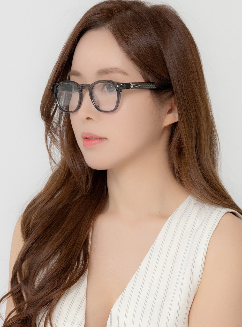 Mắt kính Gentle Monster Gọng Cận Vonzo GC9 Clear Lenses Gray Acetate Frame 9