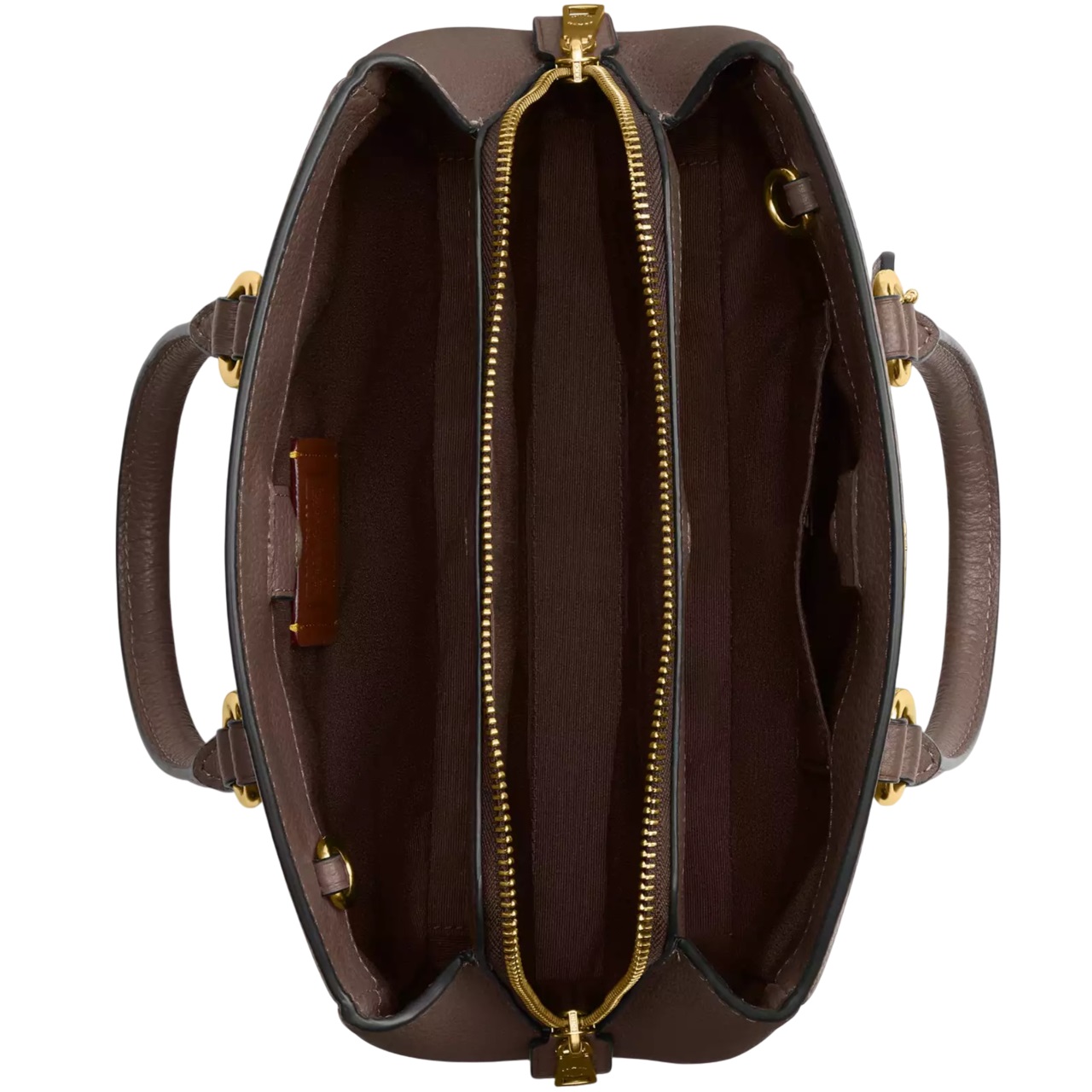 Túi Coach nữ Savannah Small Carryall Bag Pebbled Leather Dark Stone CAL54 7