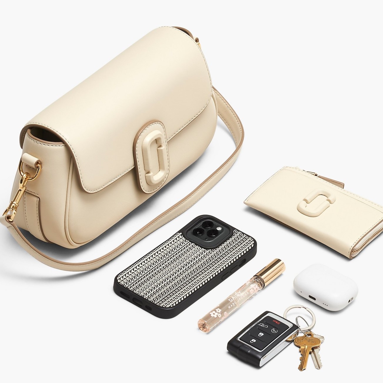 Túi đeo vai Marc Jacob The Colorblock Leather Covered J Mark Clover Large 2S5HSH022H02 4