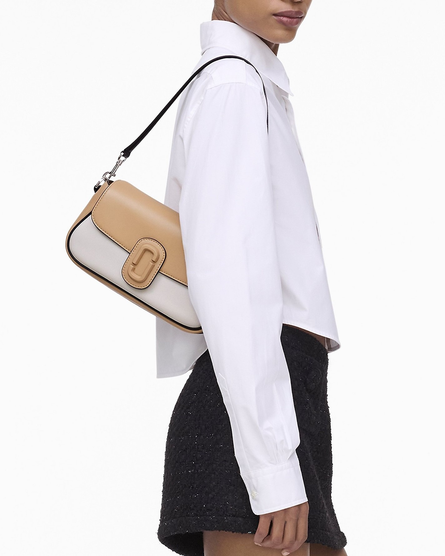 Túi đeo vai Marc Jacob The Colorblock Leather Covered J Mark Clover Large 2S5HSH022H02 9