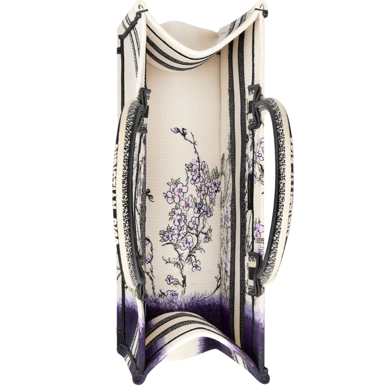 Túi cầm tay nữ Medium Dior Book Tote Multicolor Dior Pivoine Embroidery 2