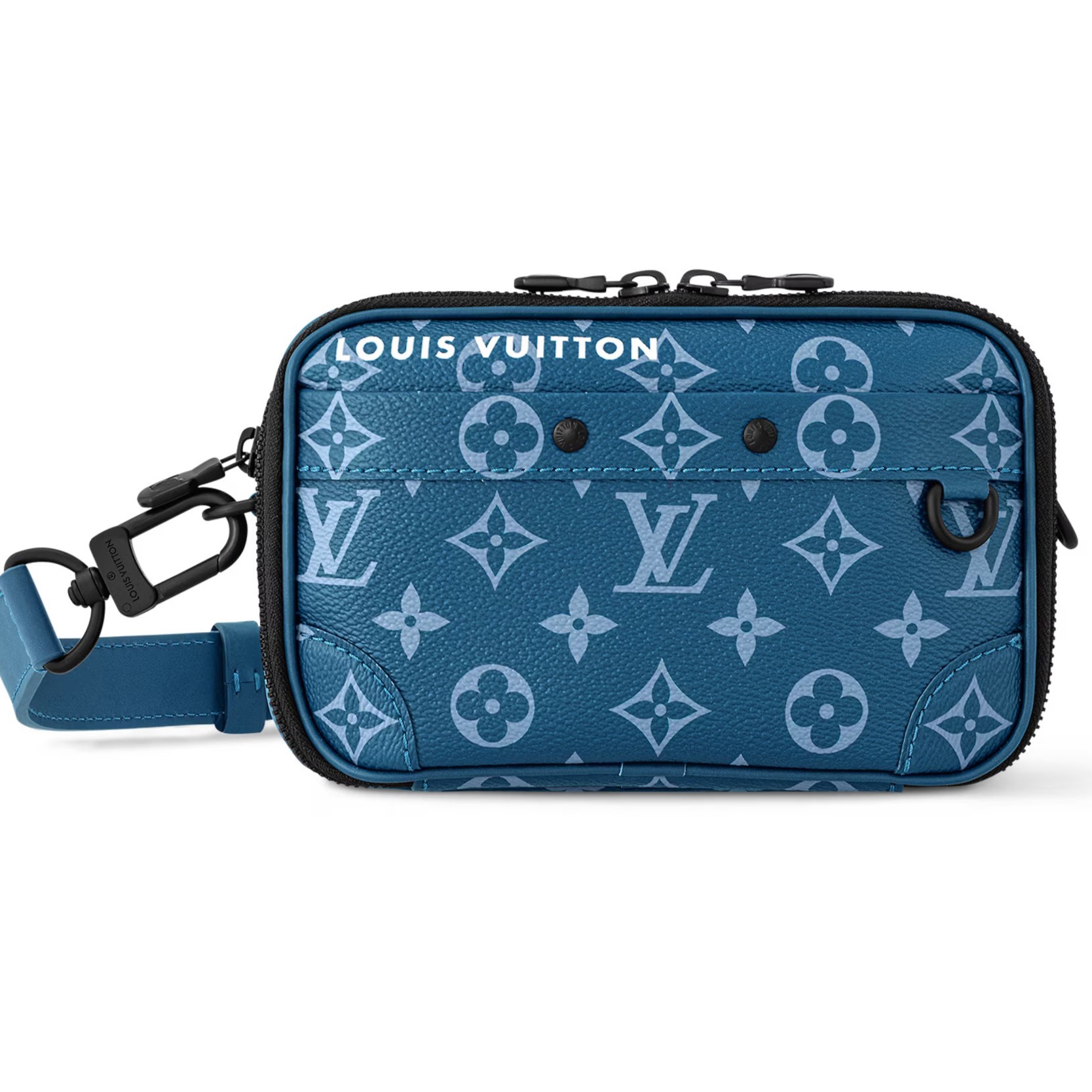TÚI ĐEO CHÉO LOUIS VUITTON NANO ALPHA WEARABLE WALLET ATLANTIC BLUE MONOGRAM CANVAS 3