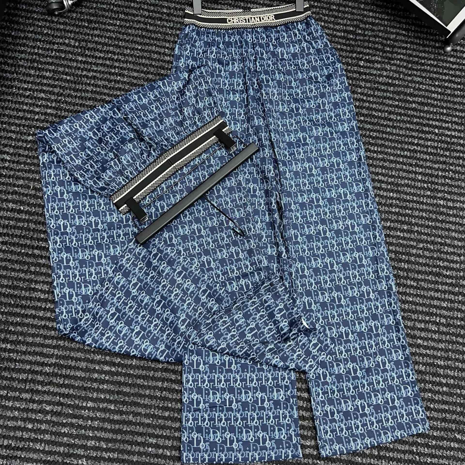 Quần dài suông nữ lưng thun Dior 6