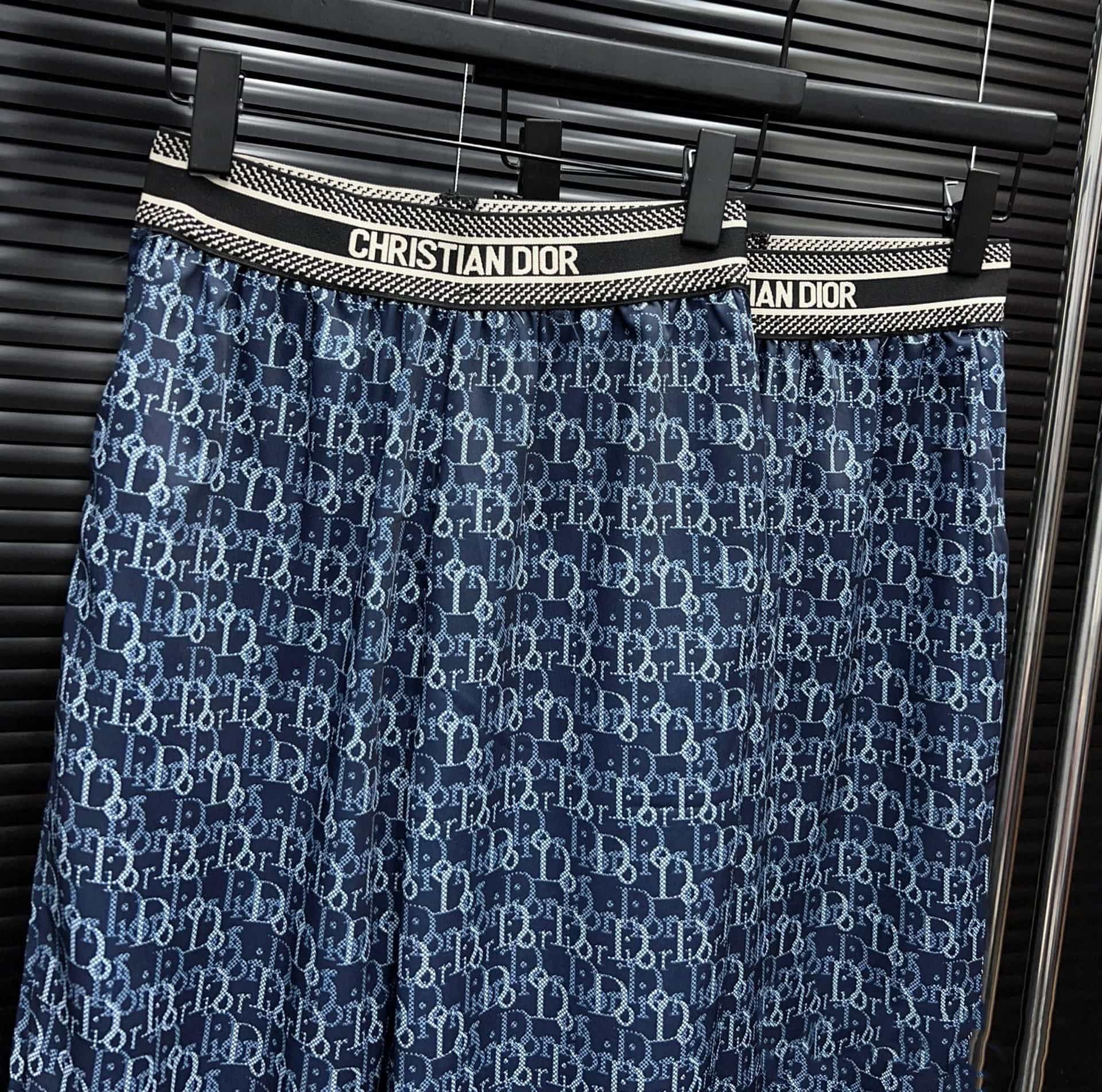 Quần dài suông nữ lưng thun Dior 10
