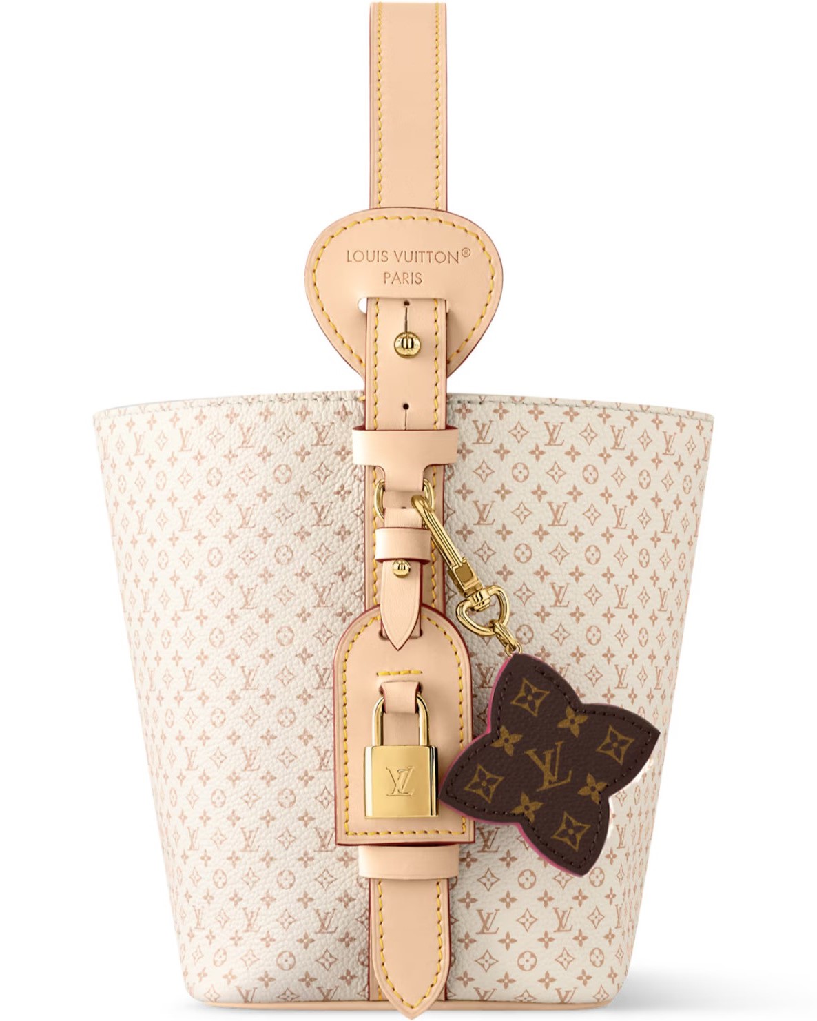 Túi LV Louis Vuitton All In BB Giant Bloom Beige Dune 2