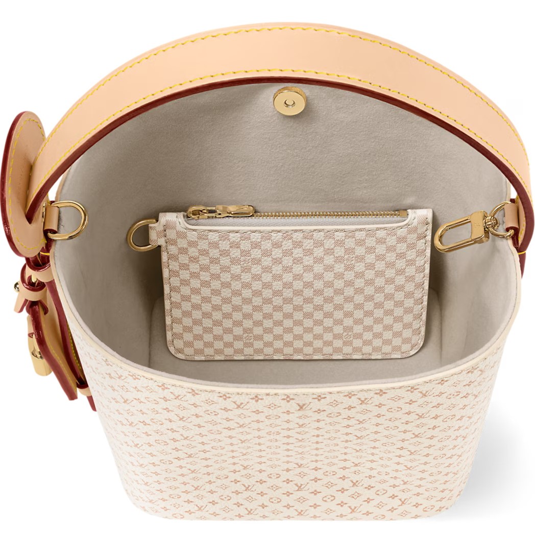 Túi LV Louis Vuitton All In BB Giant Bloom Beige Dune 5
