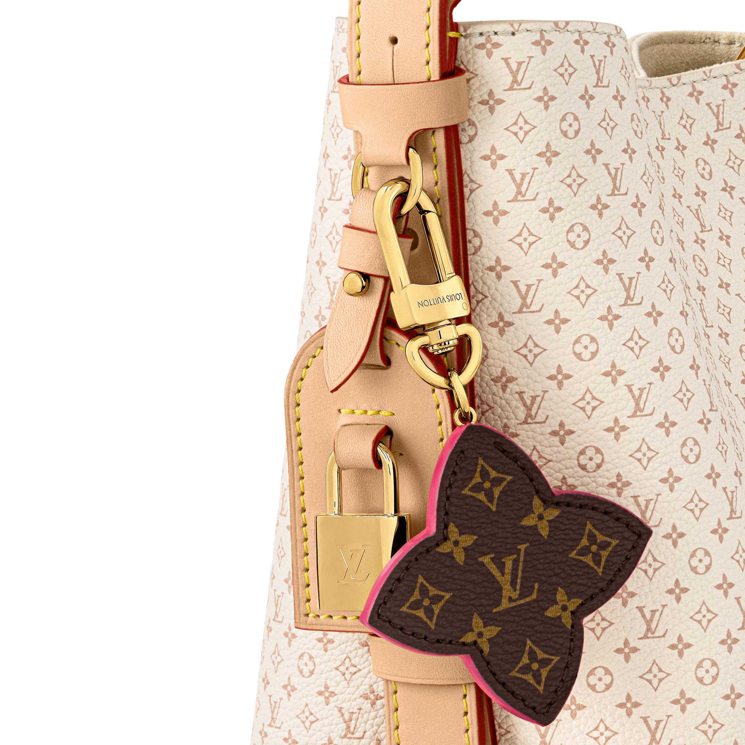 Túi LV Louis Vuitton All In BB Giant Bloom Beige Dune 4