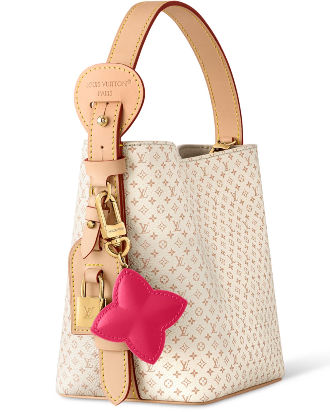 Túi LV Louis Vuitton All In BB Giant Bloom Beige Dune 8