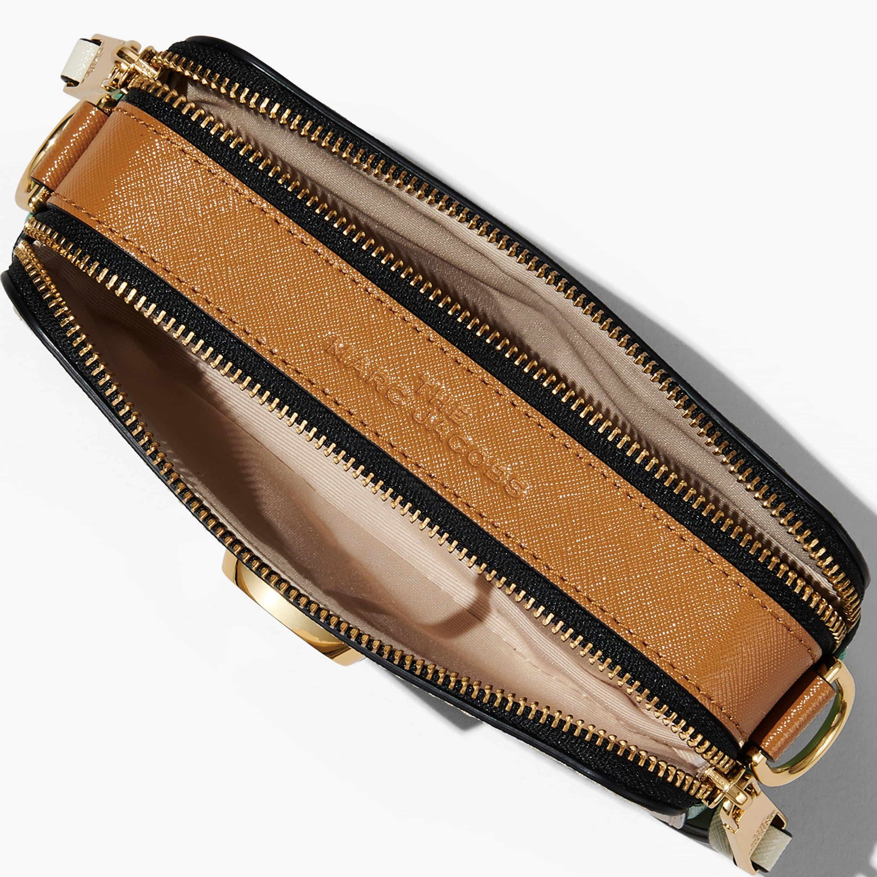 Túi đeo vai Marc Jacobs màu hồng The Colorblock Snapshot Camera Bag Tapioca Multi 3