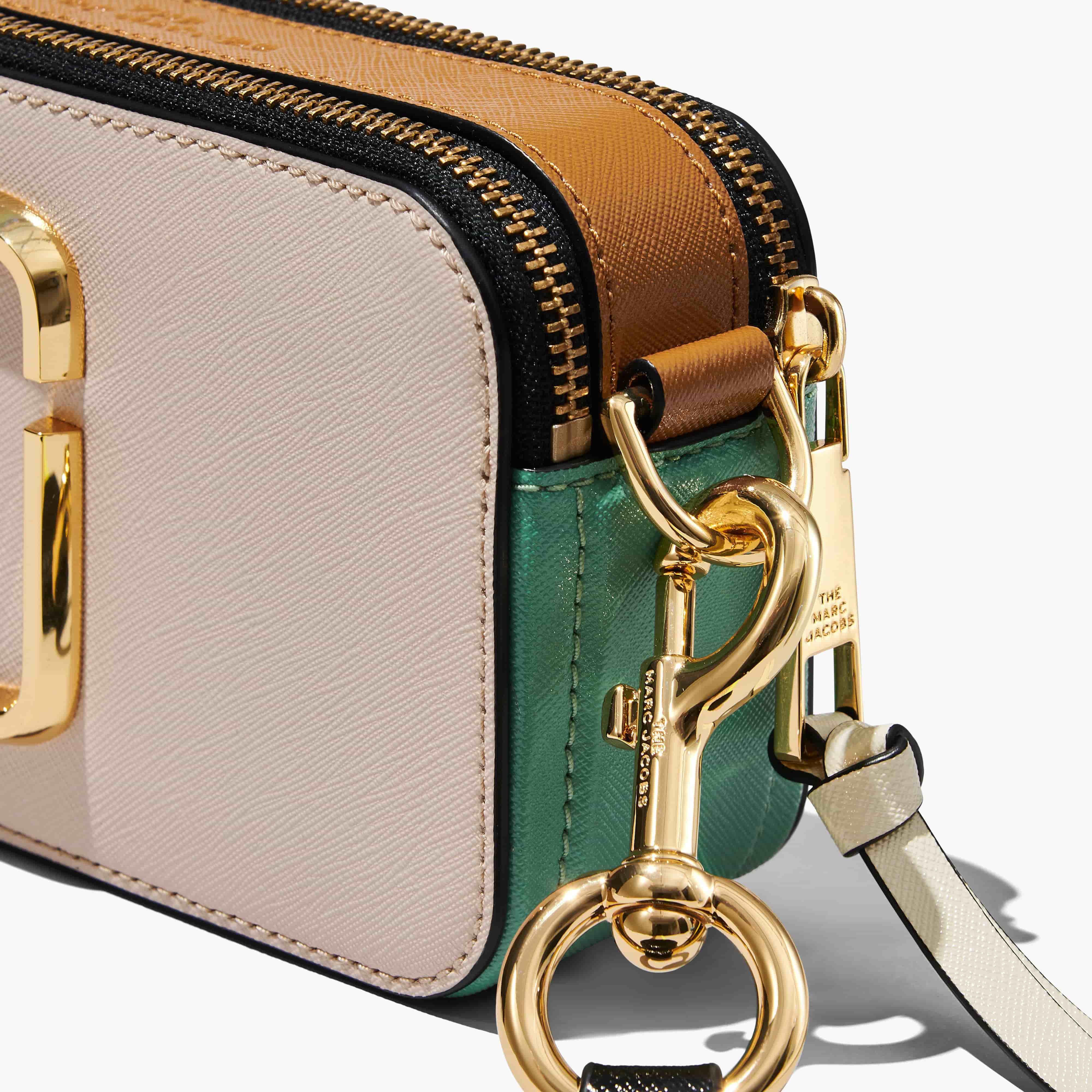Túi đeo vai Marc Jacobs màu hồng The Colorblock Snapshot Camera Bag Tapioca Multi 2