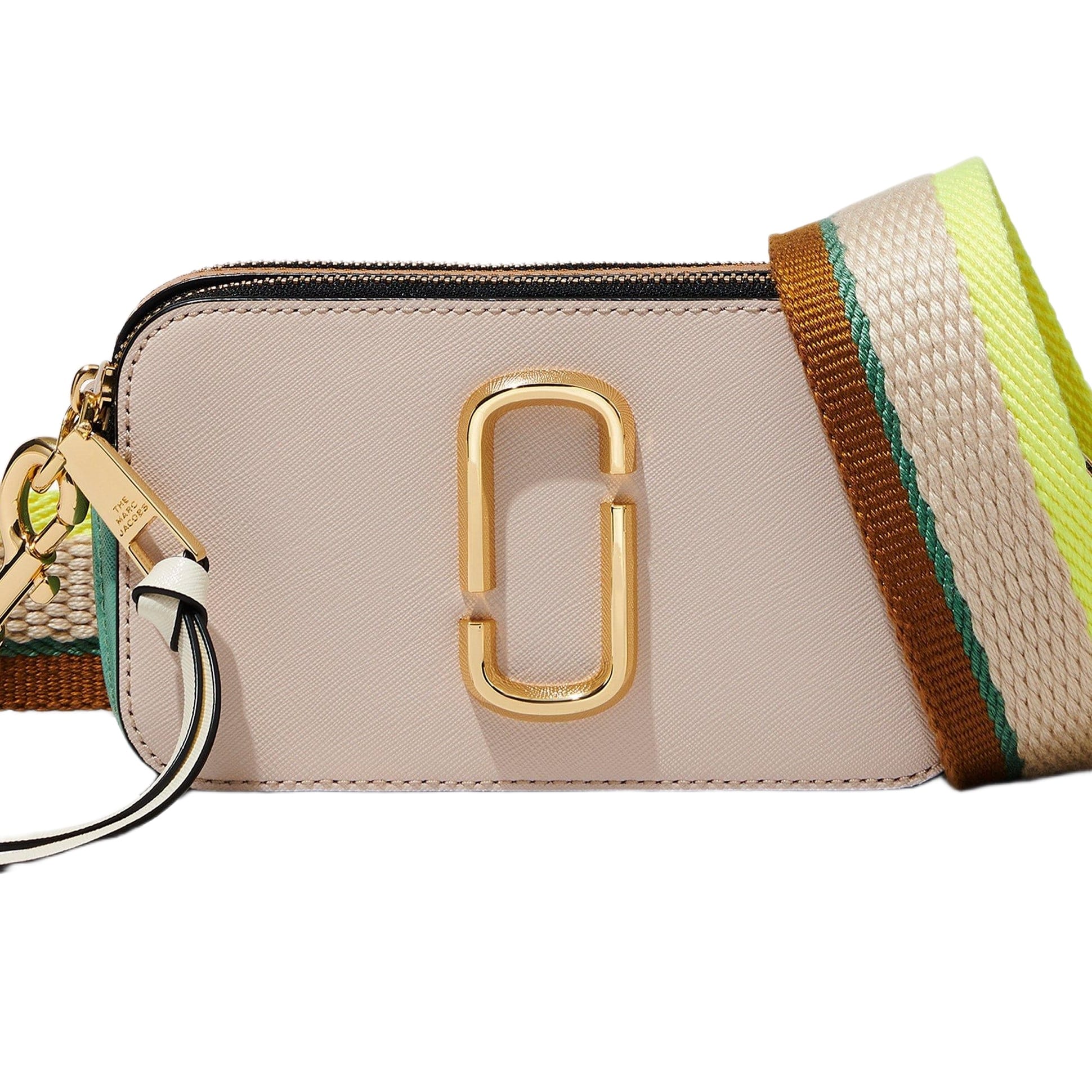 Túi đeo vai Marc Jacobs màu hồng The Colorblock Snapshot Camera Bag Tapioca Multi 8