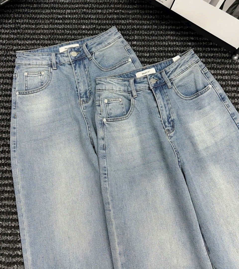 Quần jean suông nữ Miss Dior 3