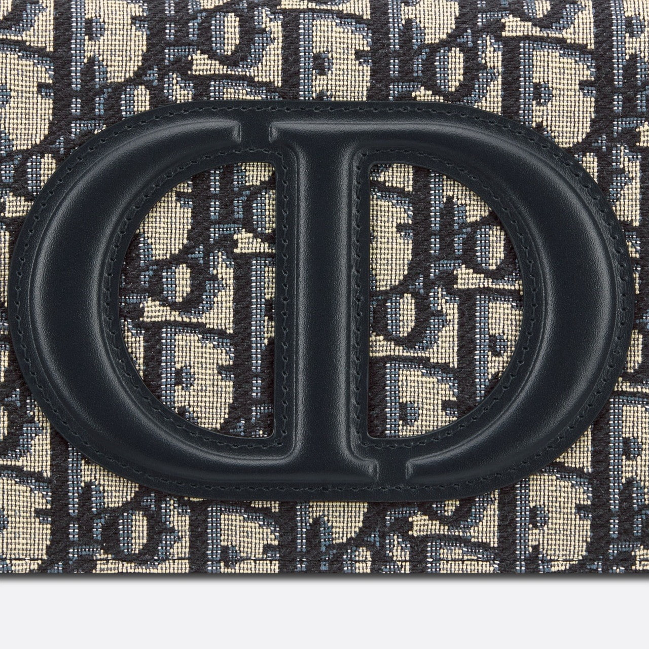 TÚI XÁCH NỮ DIOR CD SIGNATURE MINI BAG BLUE DIOR OBLIQUE JACQUARD 1