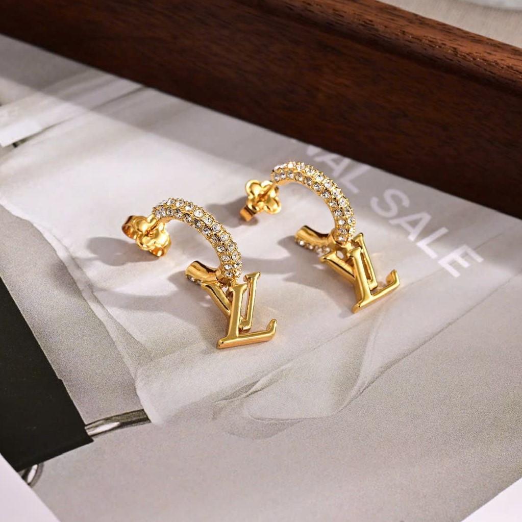 Khuyên Tai LV louisvuitton Iconic Earrings 5