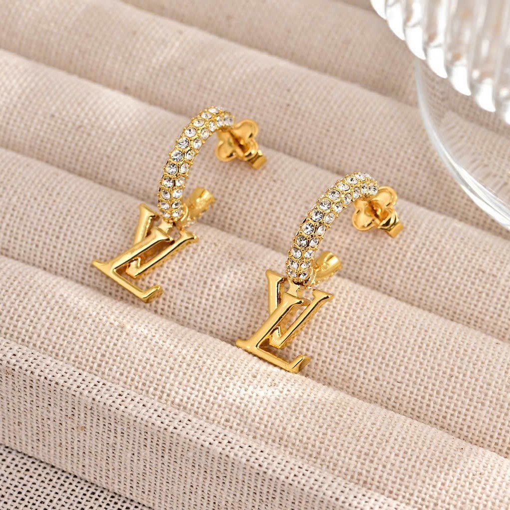 Khuyên Tai LV louisvuitton Iconic Earrings 9