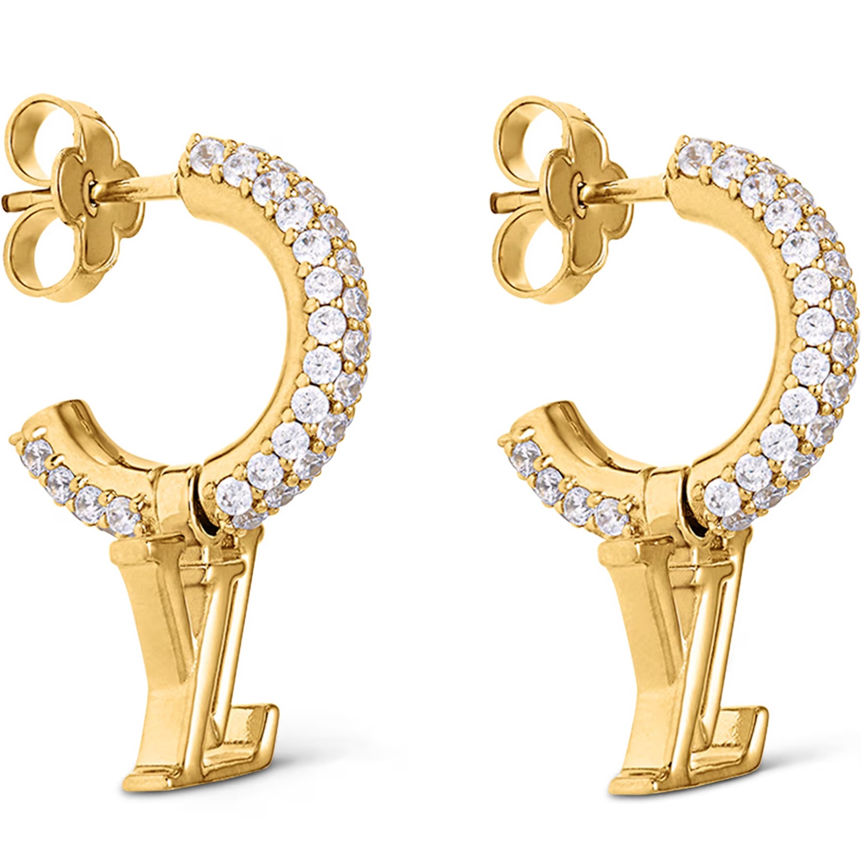 Khuyên Tai LV louisvuitton Iconic Earrings 10