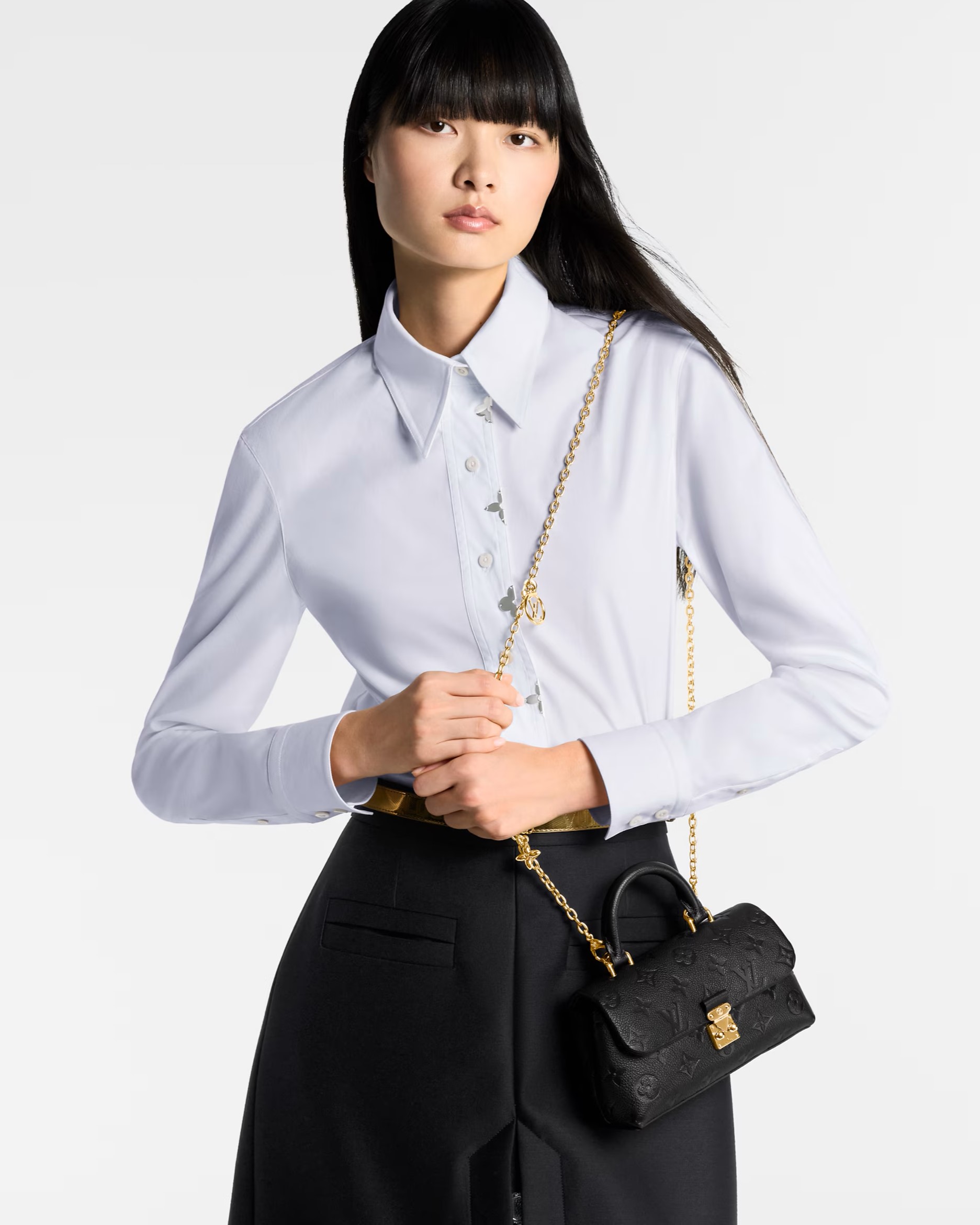 Túi Louis Vuitton Nano Madeleine Monogram Empreinte Black 2