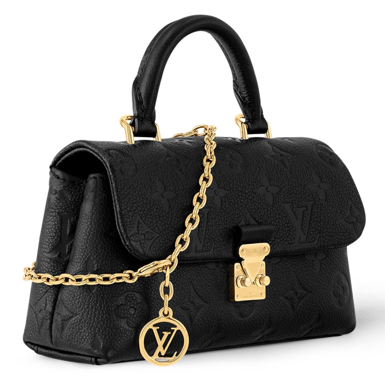Túi Louis Vuitton Nano Madeleine Monogram Empreinte Black 3