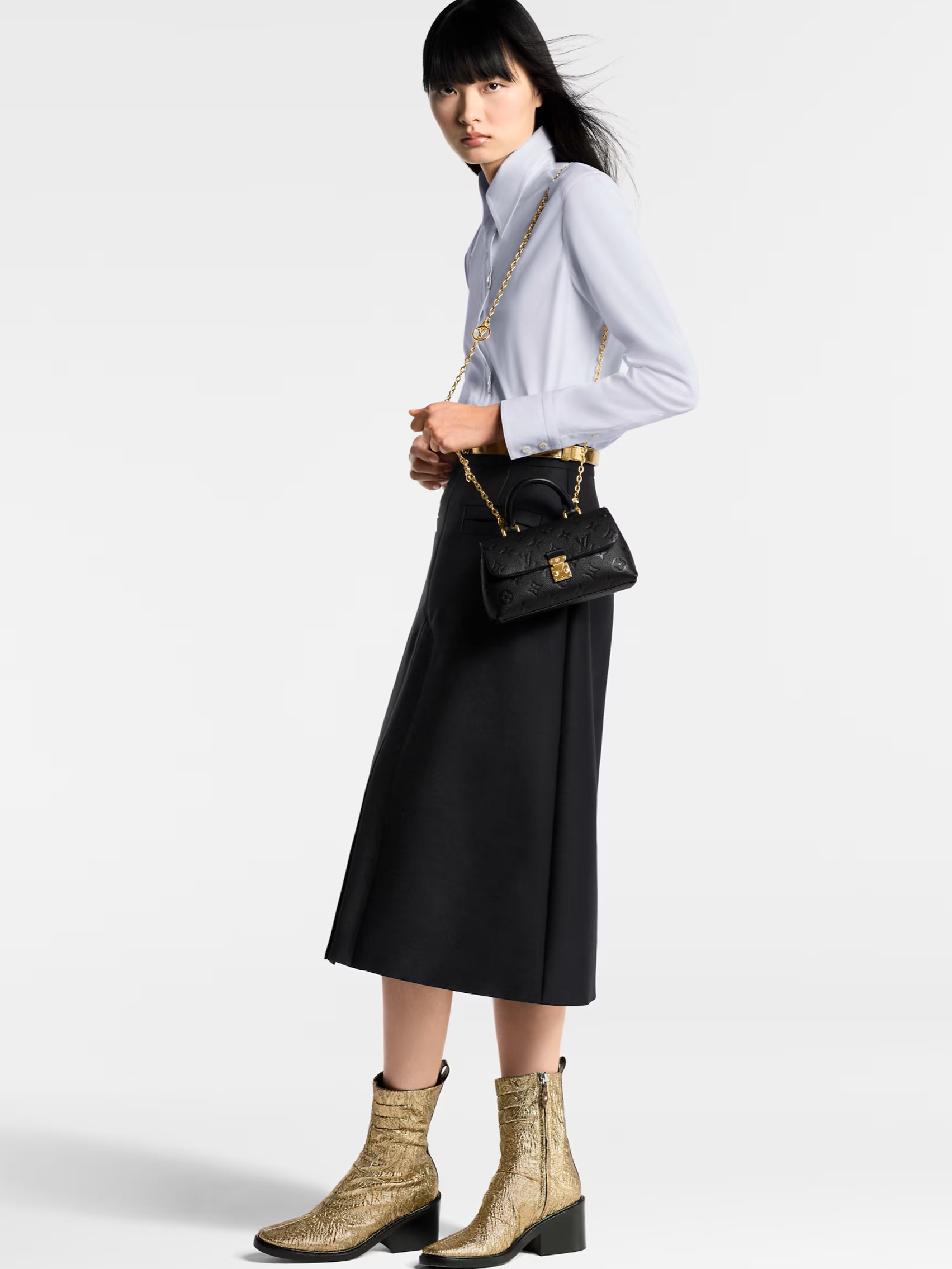 Túi Louis Vuitton Nano Madeleine Monogram Empreinte Black 6