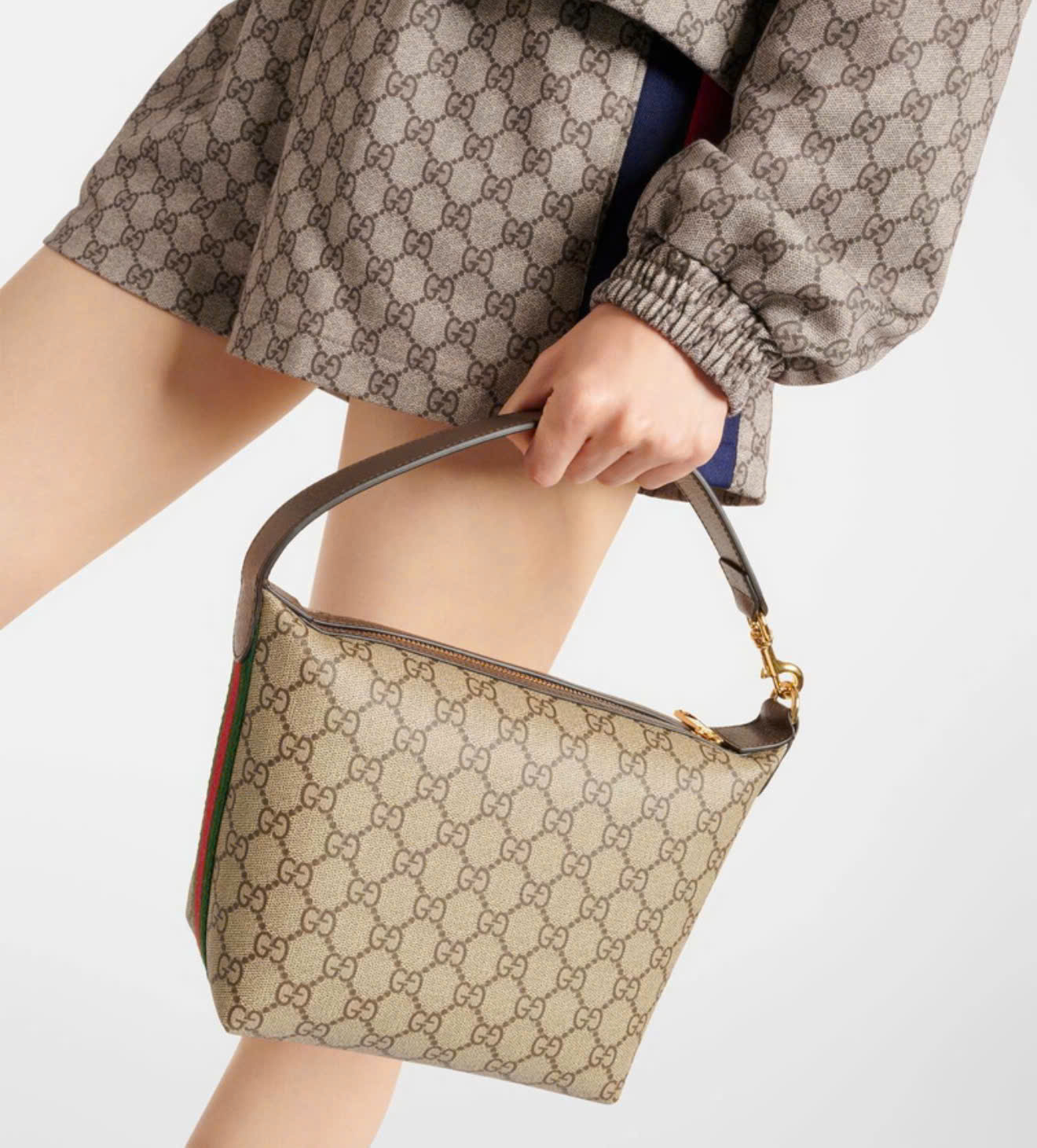 Túi Gucci Ophidia GG Super Mini Canvas Shoulder Bag 8