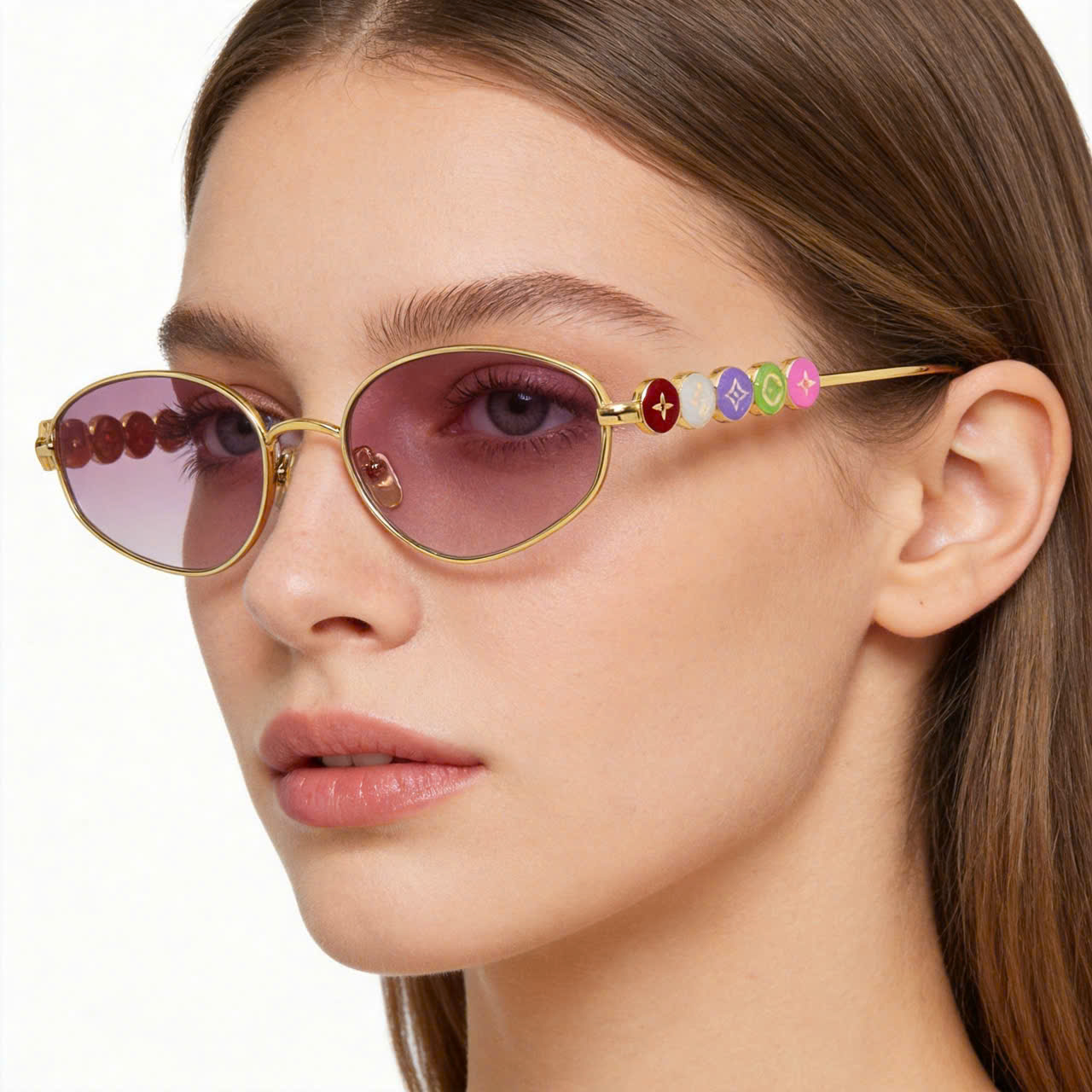 Kính Louis Vuitton LV Confetti Oval Sunglasses 6