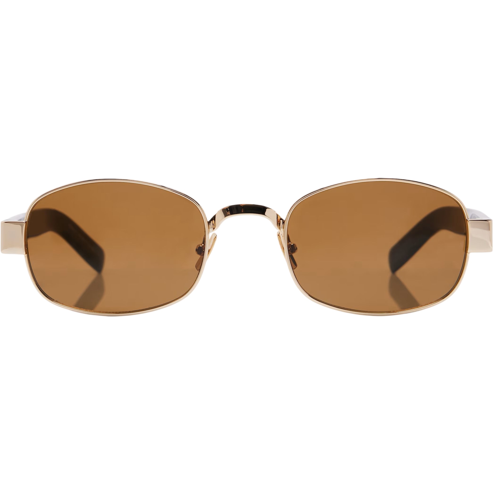 Kính Mát Yves Saint Laurent YSL Oval Sunglasses SL706 001 Gold Brown 5