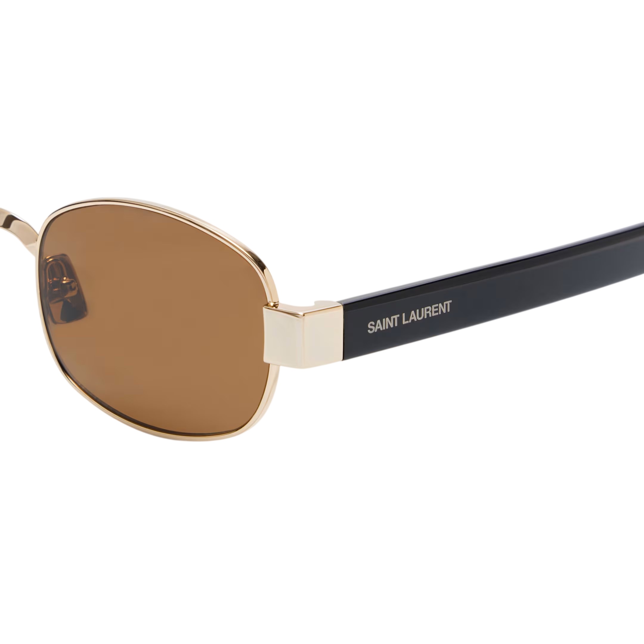Kính Mát Yves Saint Laurent YSL Oval Sunglasses SL706 001 Gold Brown 9