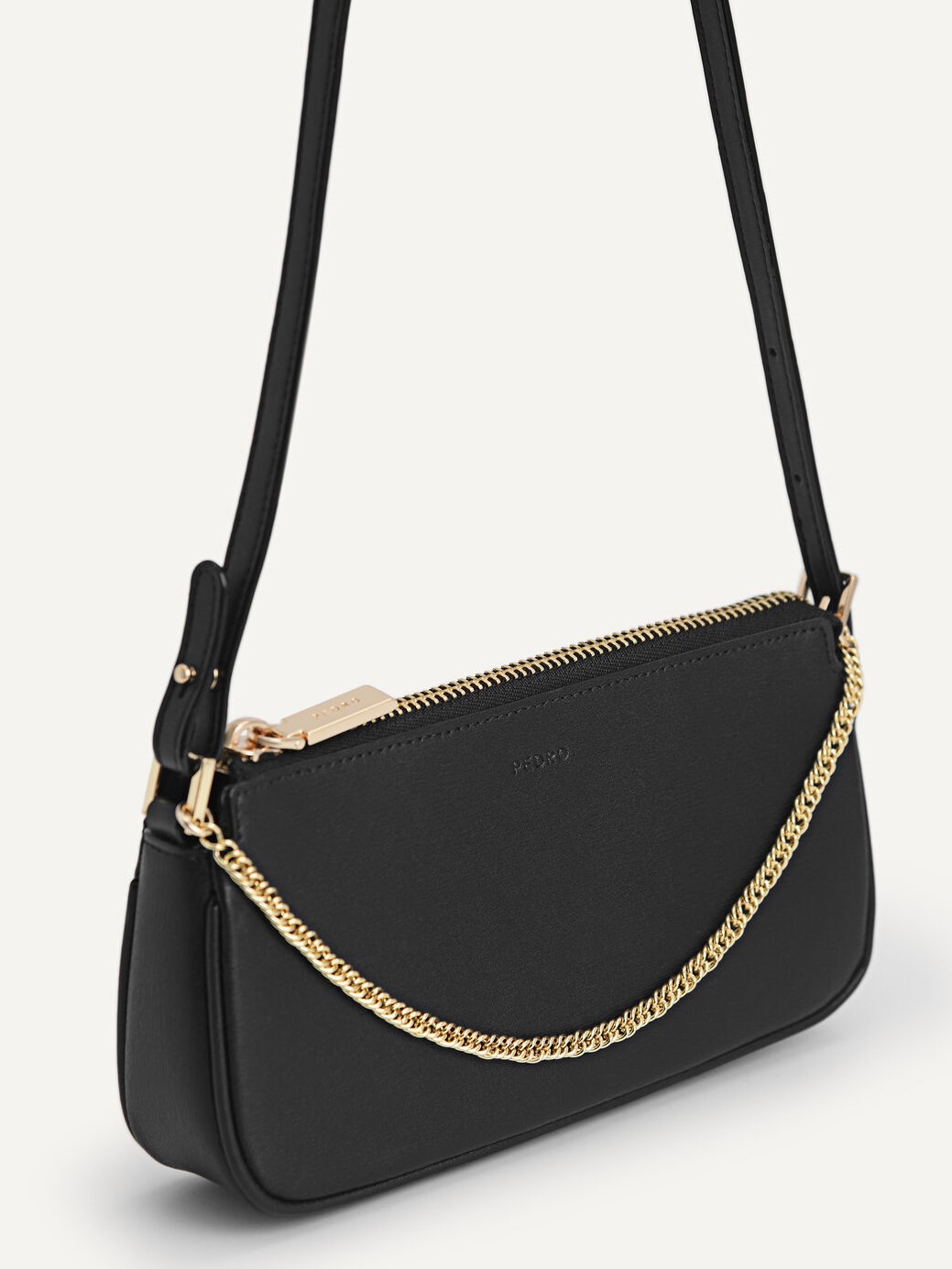 TÚI XÁCH PEDRO MADDY LEATHER CHAIN DETAILED SHOULDER BAG 10