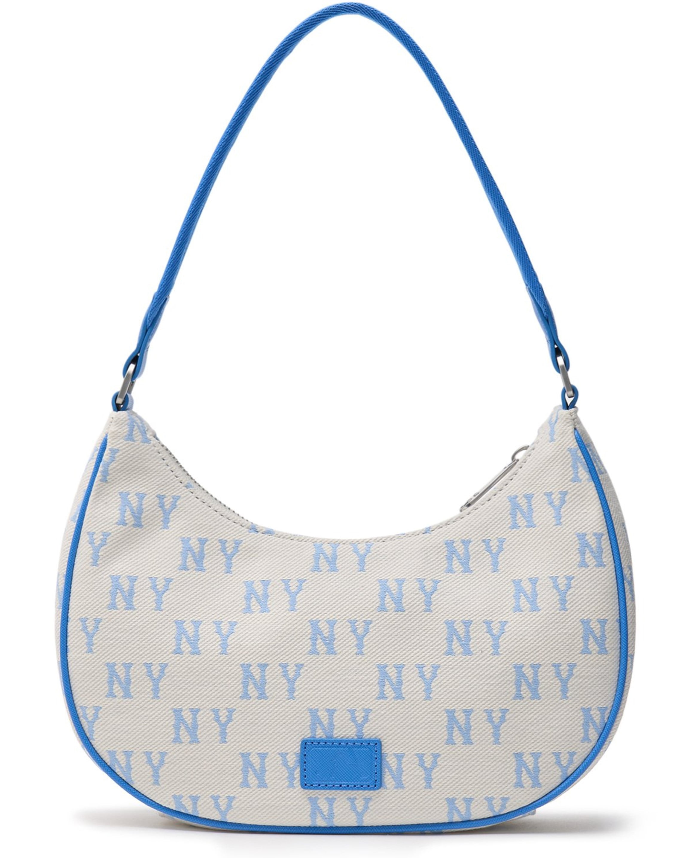 Túi kẹp nách Nữ MLB Hobo Monogram New York Yankees Skyblue 3ABQS014N-50SBD 4