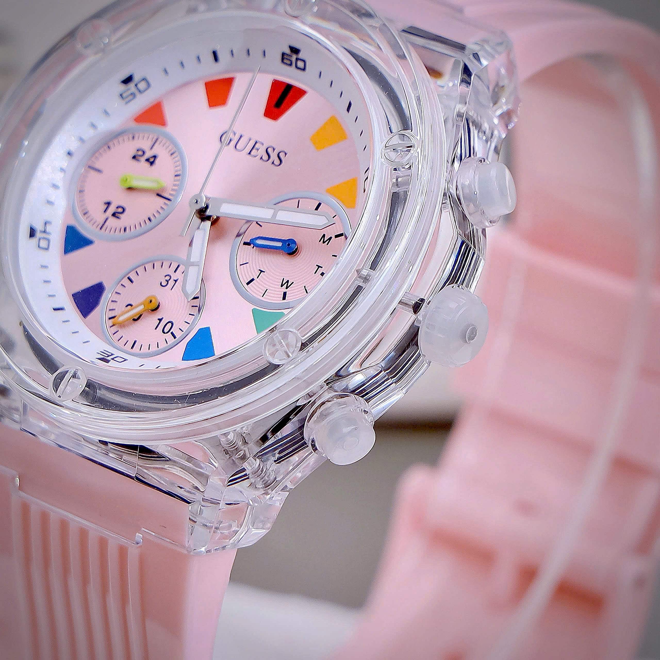 Đồng Hồ Nữ Guess Eco-Friendly Multifunction Women Watch GW0438L7 6
