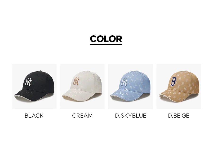 Mũ bóng chày MLB B Classic Monogram Structured Ball Cap Boston Redsox Beige 3ACPM014N-43BGD 1