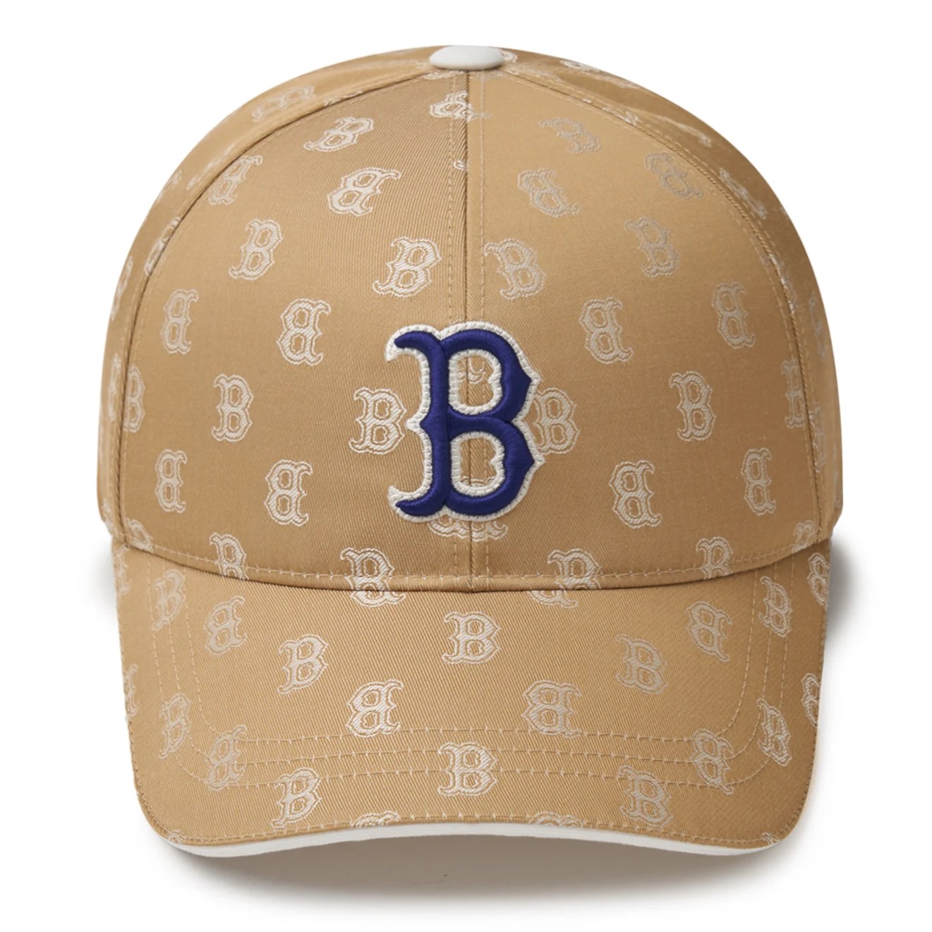 Mũ bóng chày MLB B Classic Monogram Structured Ball Cap Boston Redsox Beige 3ACPM014N-43BGD 2