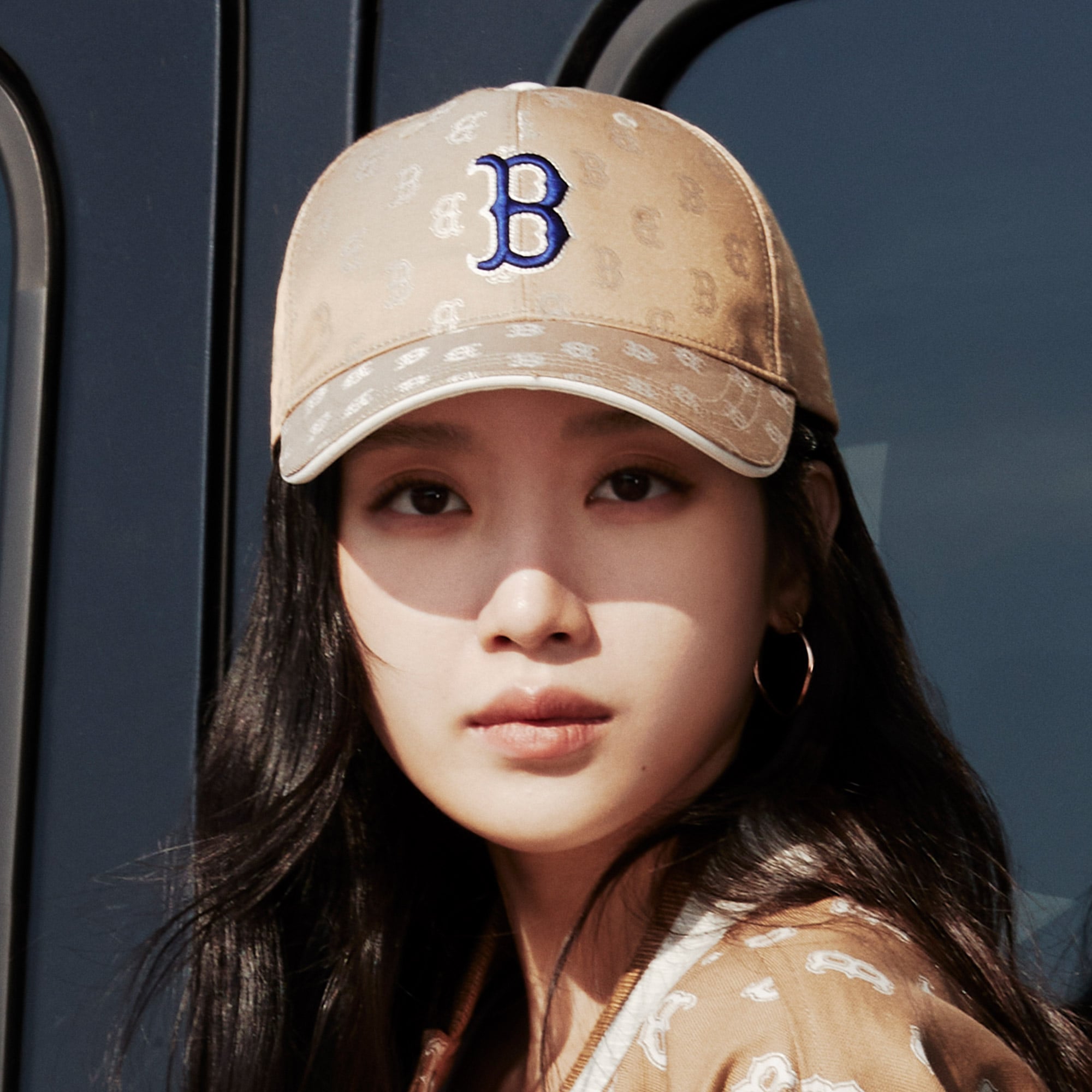 Mũ bóng chày MLB B Classic Monogram Structured Ball Cap Boston Redsox Beige 3ACPM014N-43BGD 5