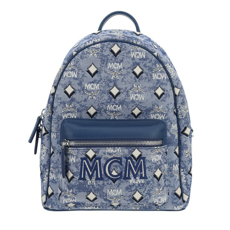 Balo MCM Backpack | Ba lô MCM Vintage Jacquard Monogram Canvas & Leather  Backpack