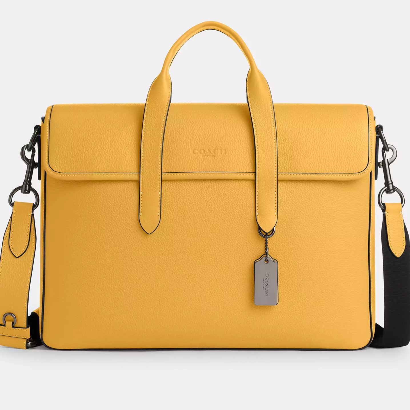 Cặp văn phòng Nam Coach Sullivan Portfolio Brief Gunmetal Honeycomb C9875 5