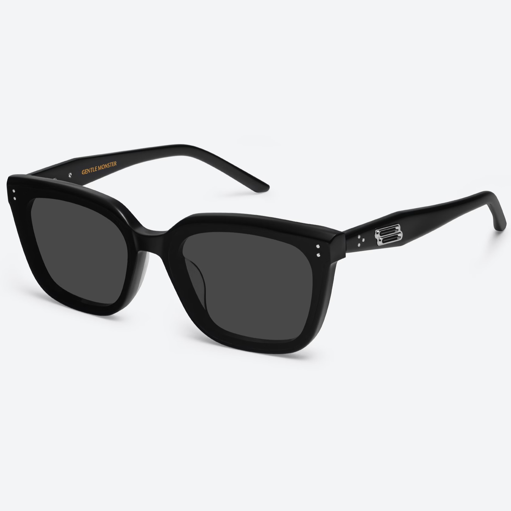Mắt kính thời trang Gentle Monster Tote 01 Black Lenses Black Acetate Frame 2