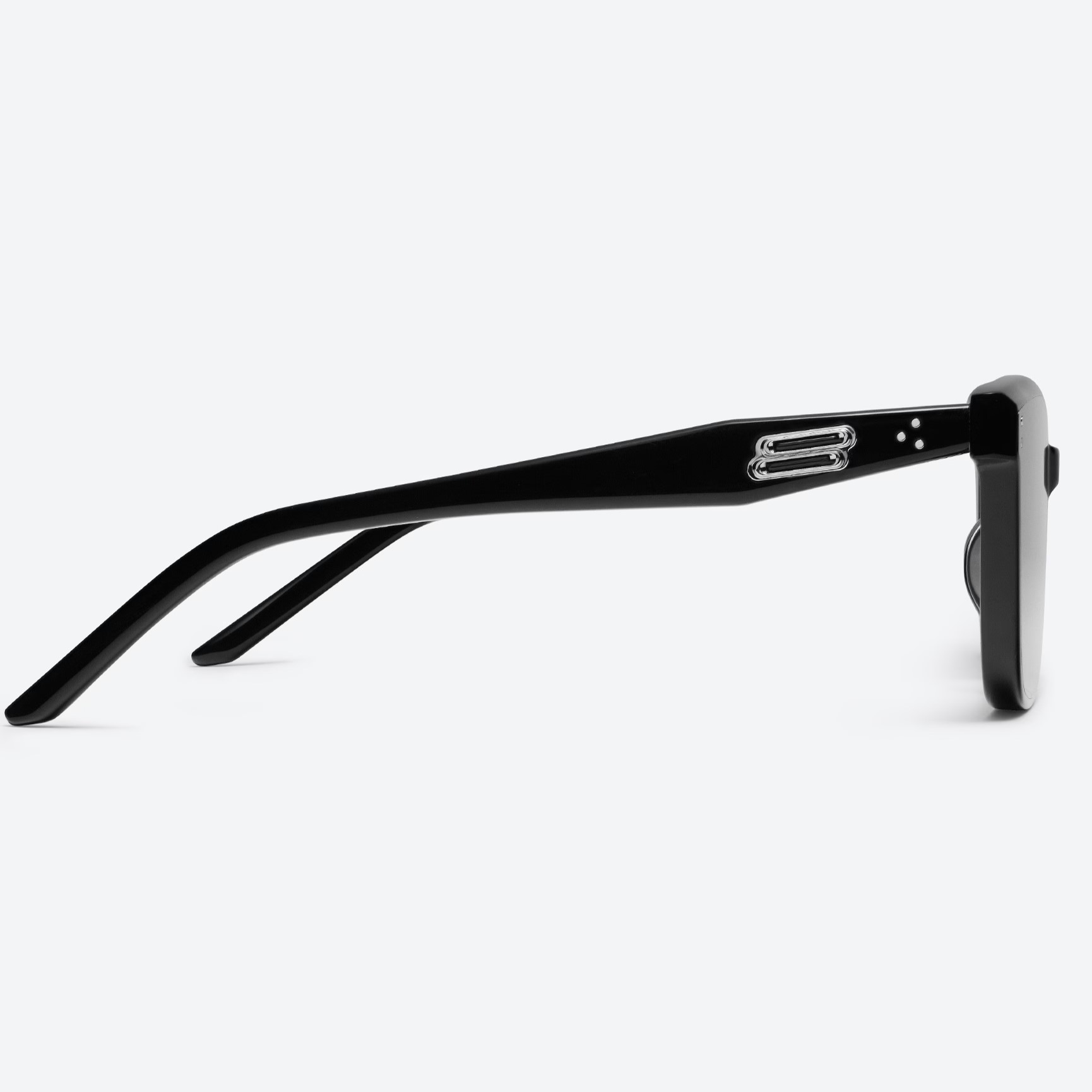 Mắt kính thời trang Gentle Monster Tote 01 Black Lenses Black Acetate Frame 3