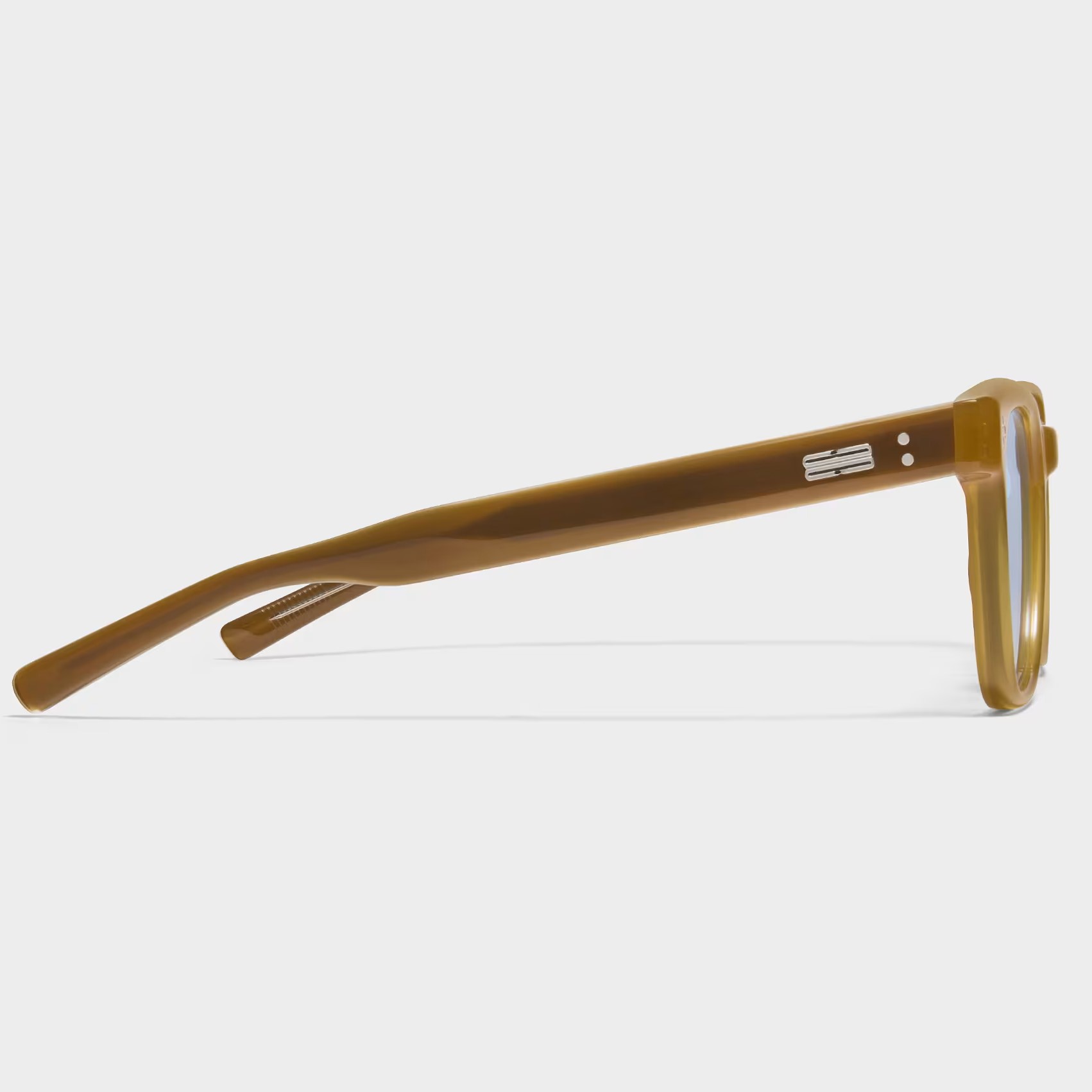 Mắt kính Gentle Monster Monaco BRC12 Blue Lenses Translucent Brown Acetate Frame 2