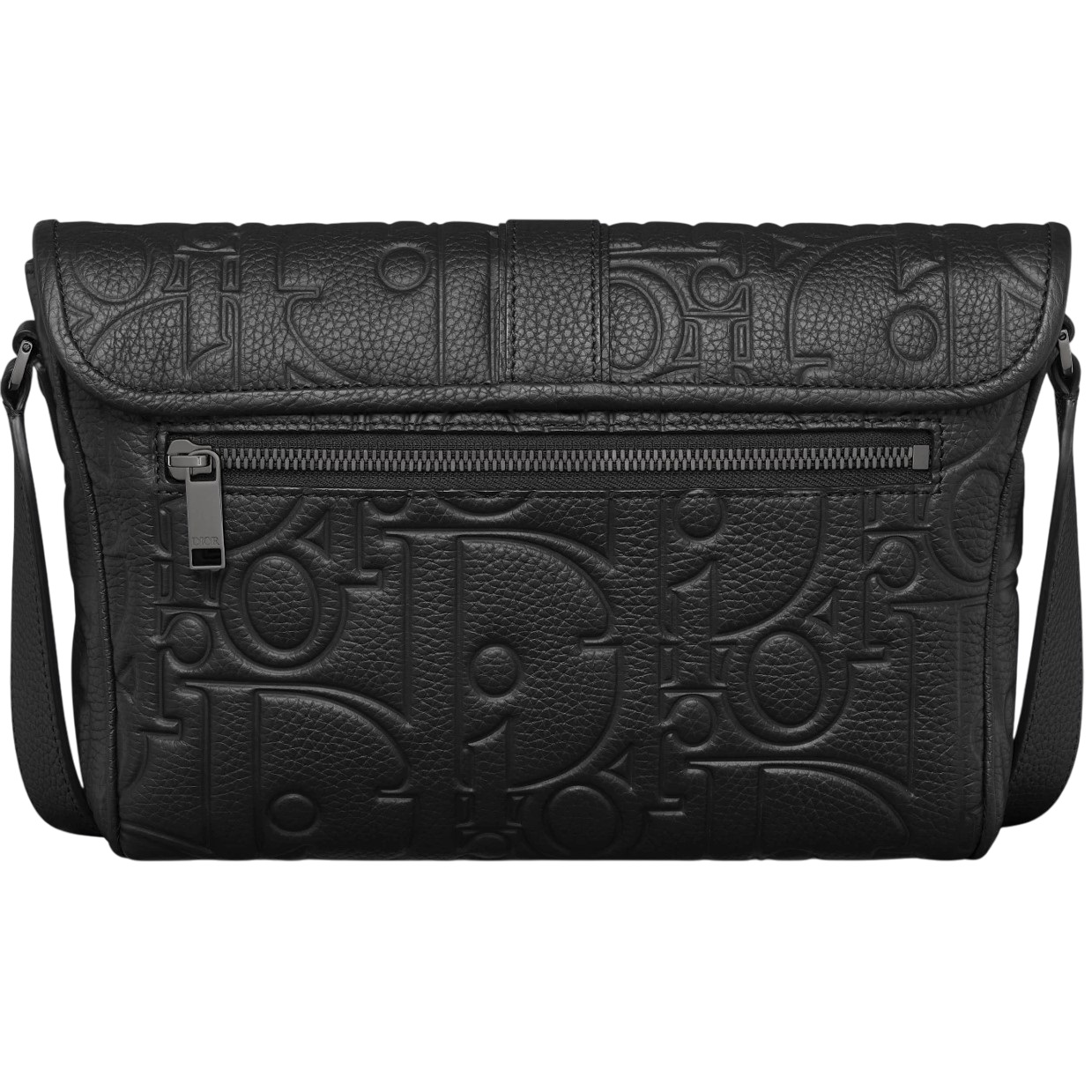 Túi Medium Dior Daily Messenger Bag with Flap Black Dior Gravity Leather and Black Grained Calfskin 5