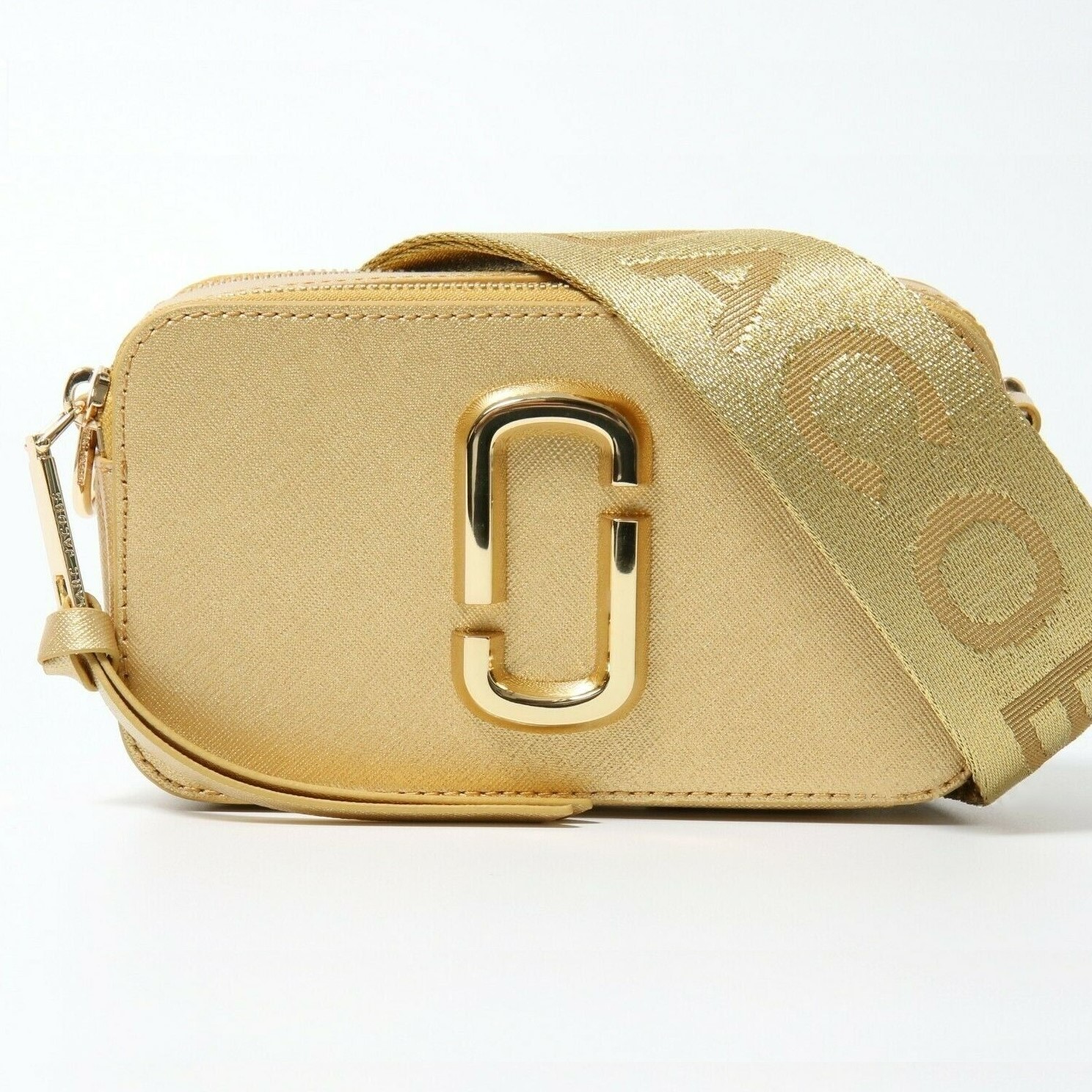Túi xách nữ màu vàng ánh kim Marc Jacobs The Snapshot Metallic Gold Camera Bag 12