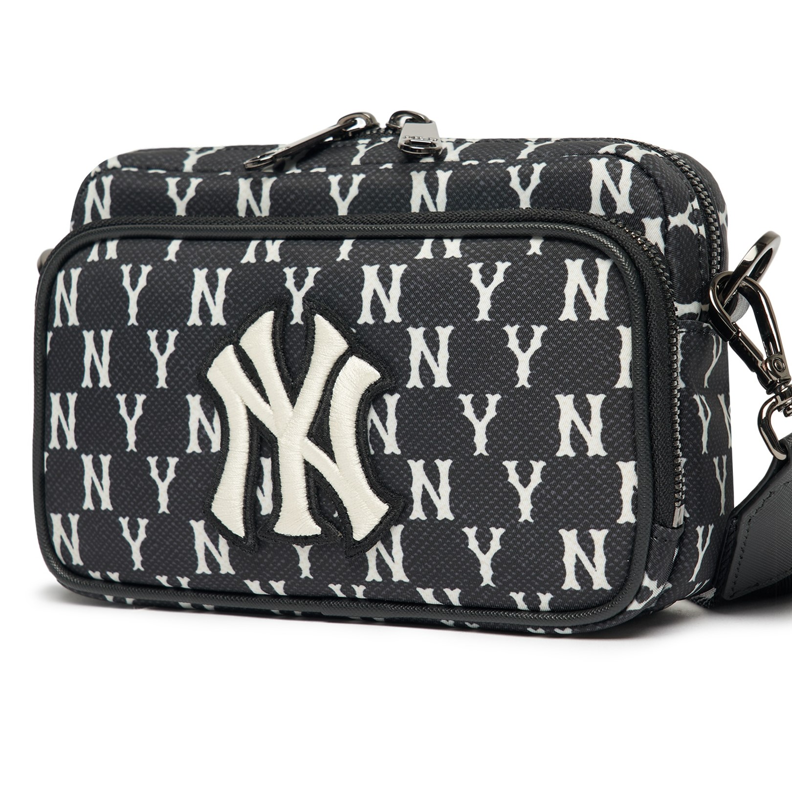 Túi MLB NY Mini Classic Monogram Crossbody Bag New York Yankees D.Cream  3ACRS012N-50CRD Màu Trắng Kem