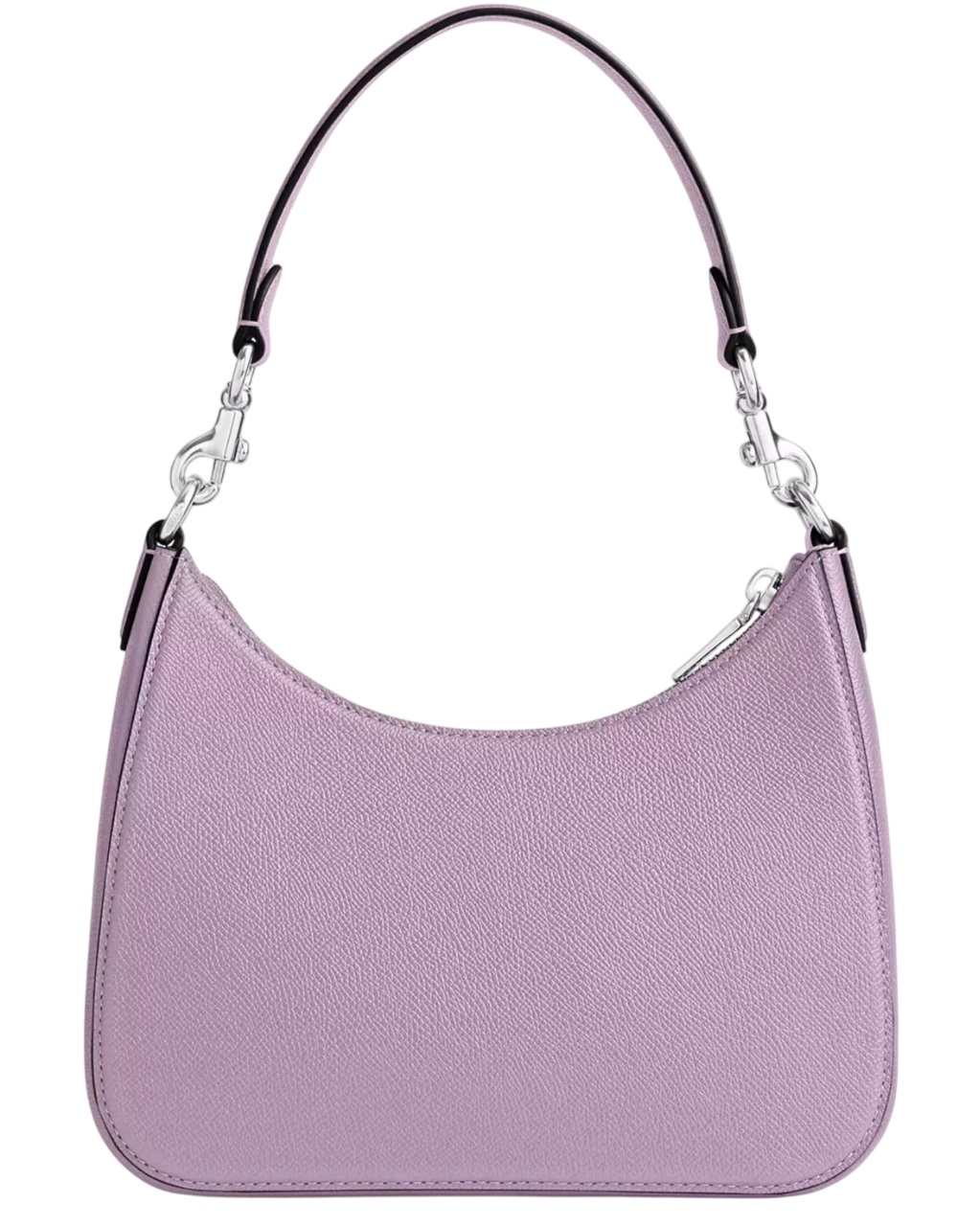 Túi xách nữ Coach Hobo Crossbody Soft Purple Crossgrain Leather With Signature Canvas CJ842 7