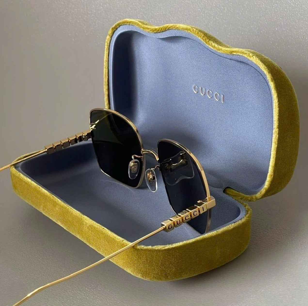 Mắt kính thời trang Gucci Light Square frame sunglasses GG1434S 2