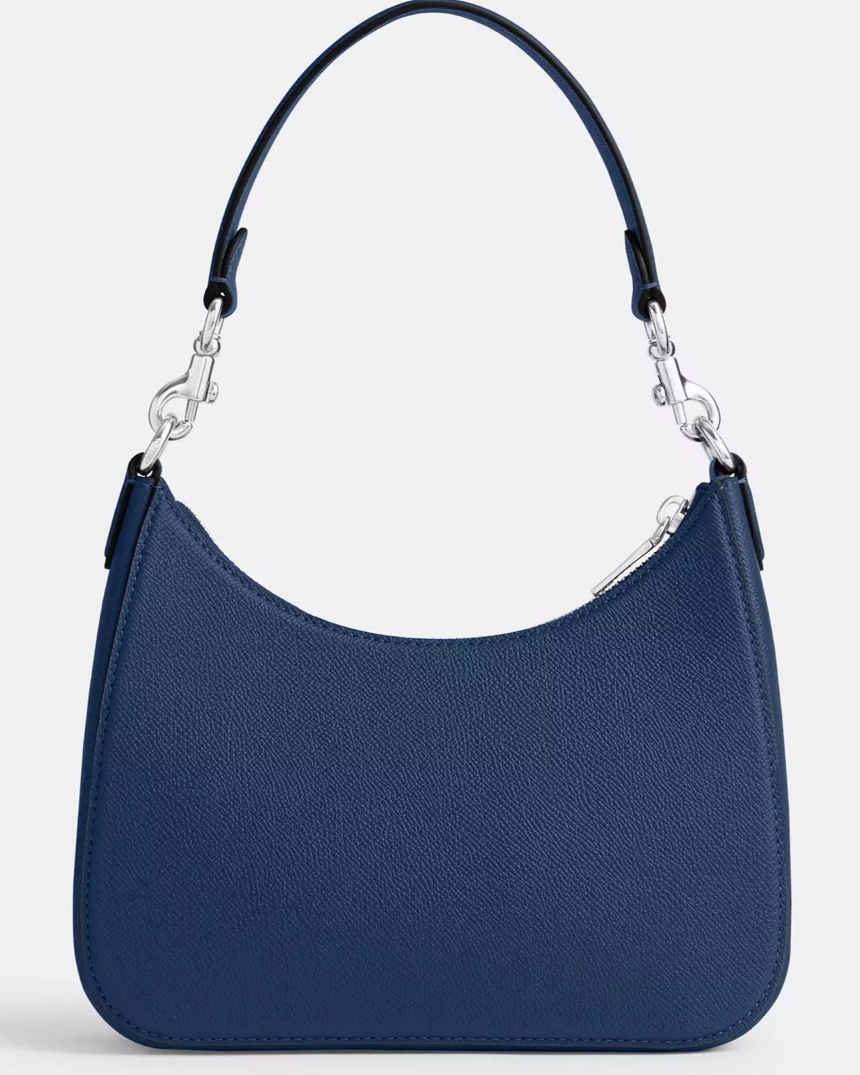 Túi Coach Hobo Crossbody Deep Blue Crossgrain Leather With Signature Canvas CJ842 2